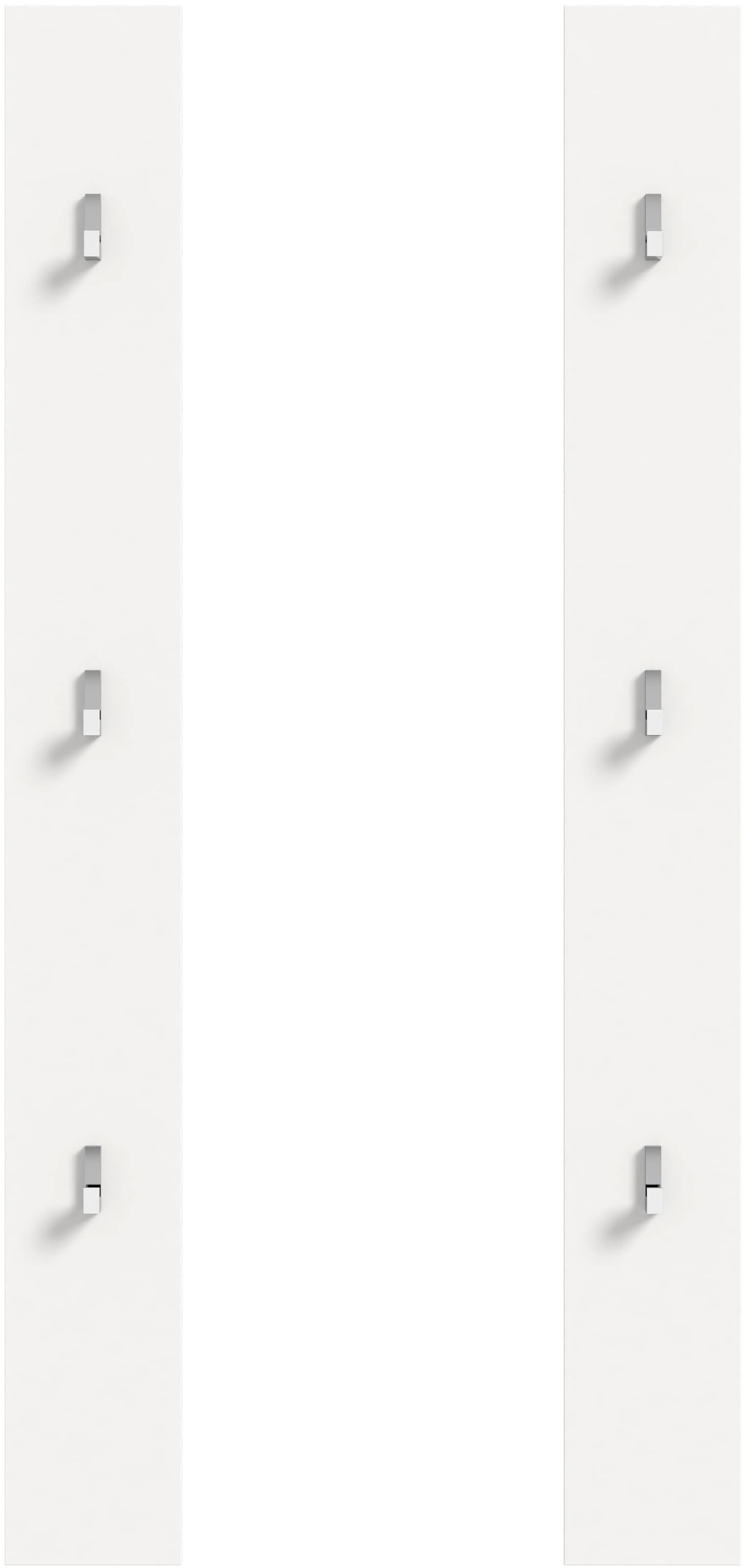 Home affaire Garderobenpaneel "Trondheim Paneel 2er Set," Höhe 115 cm, 6 Ha günstig online kaufen