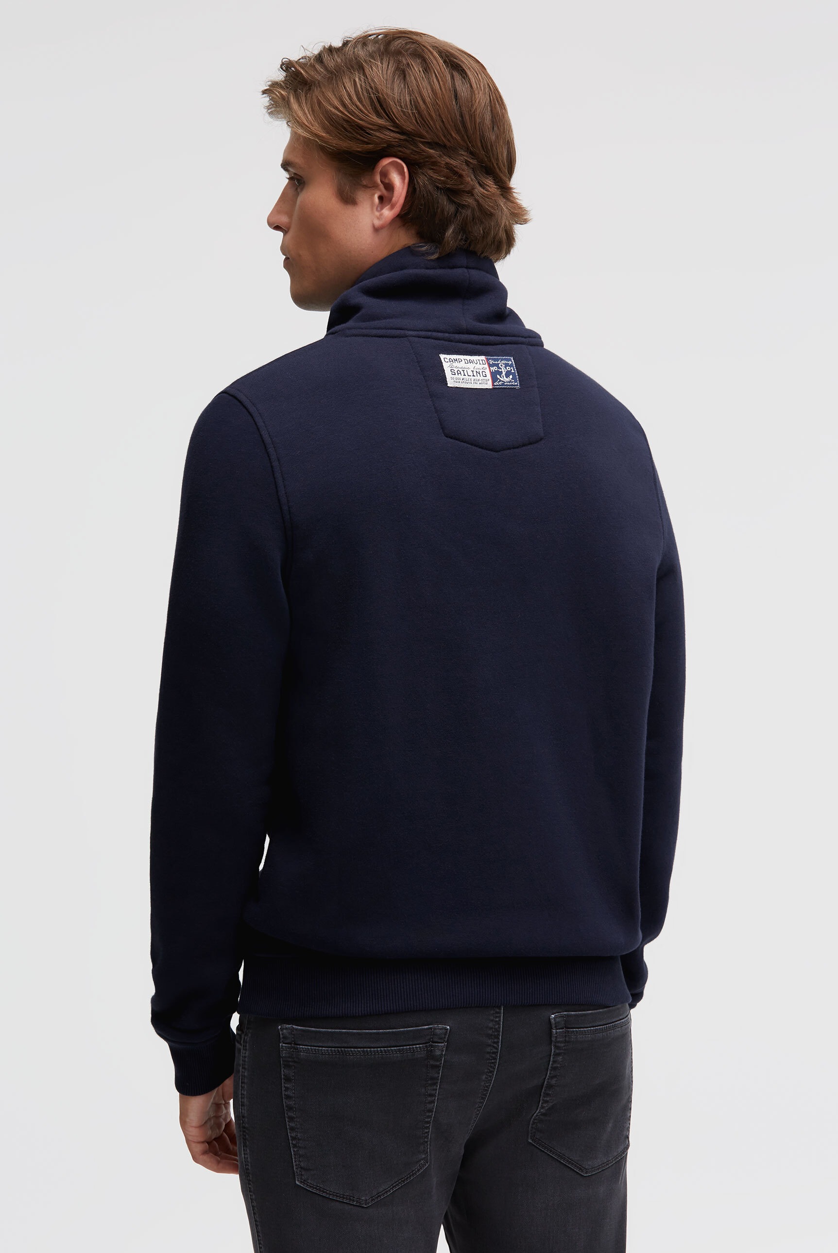 CAMP DAVID Sweater , mit Stehkragen
