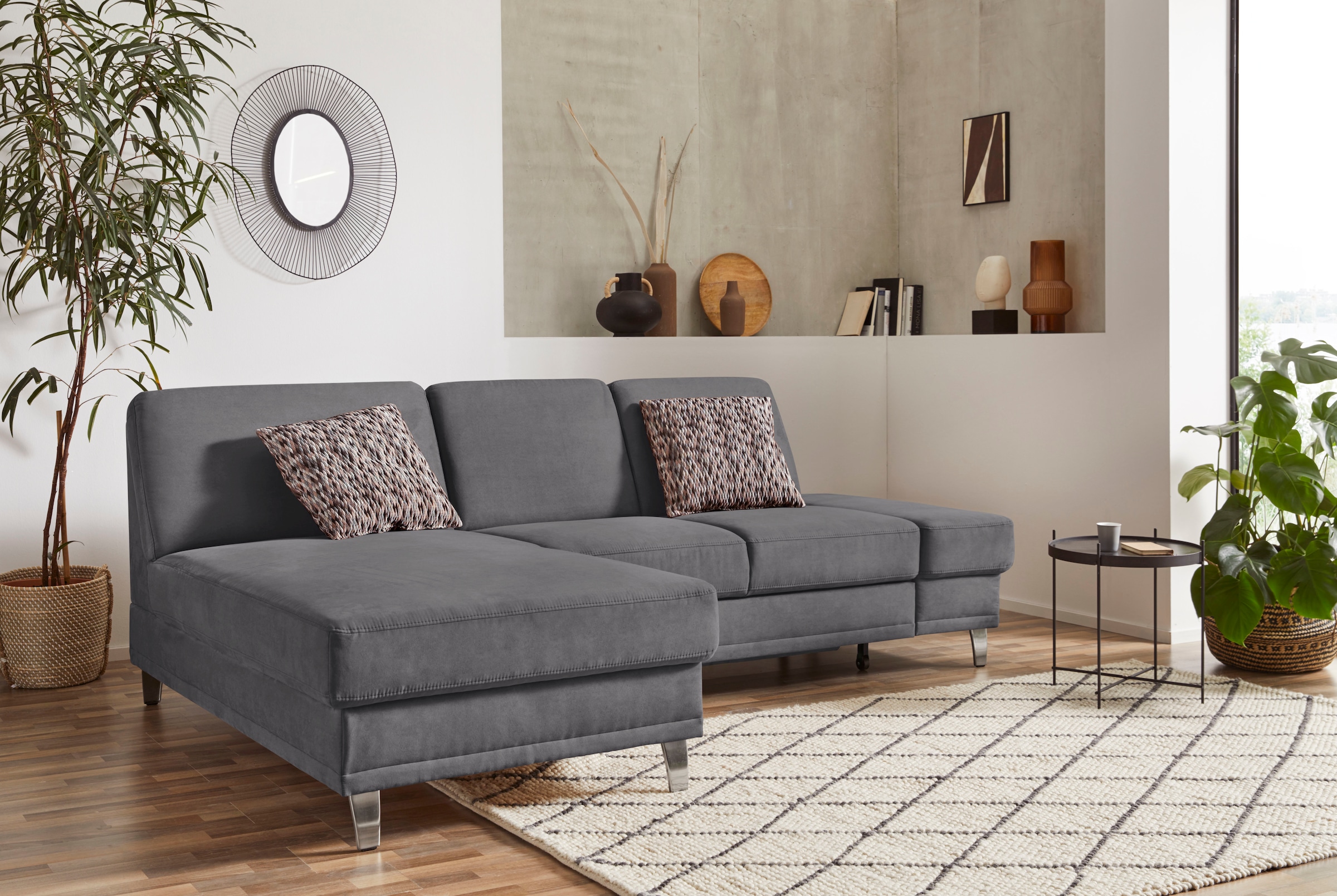 sit&more Ecksofa "Clio L-Form", wahlweise mit Bettfunktion oder Vorziehsitz günstig online kaufen