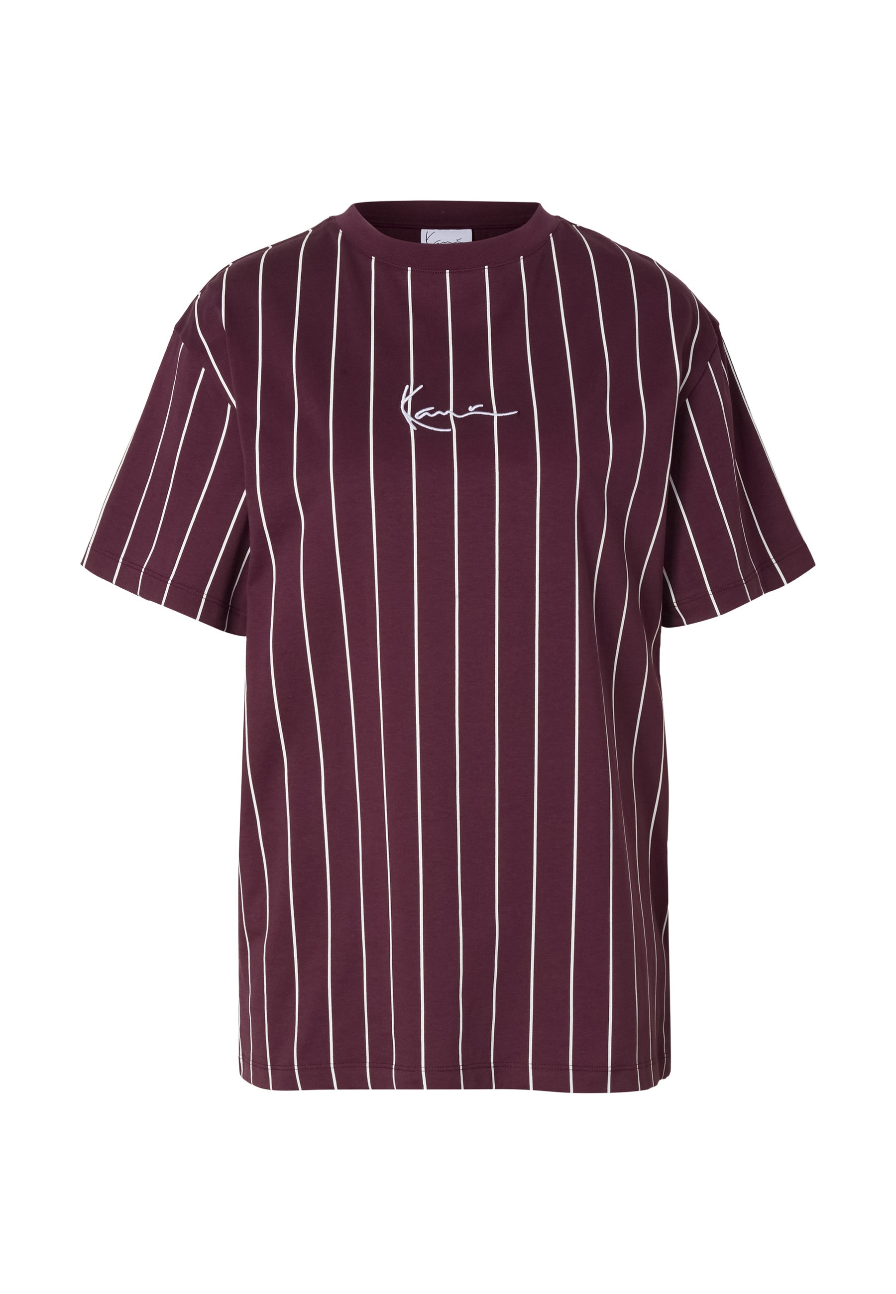 Karl Kani T-Shirt "Karl Kani Small Signature Essential Pinstripe OS Tee" 1