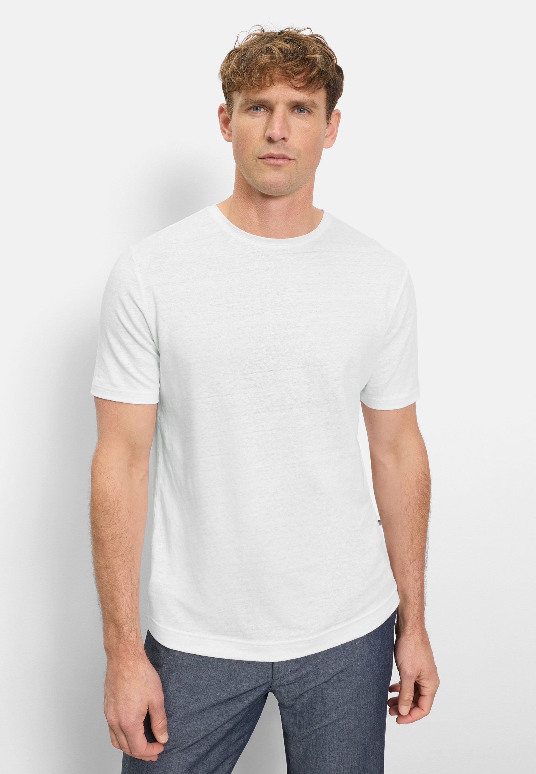 OLYMP T-Shirt "OLYMP Casual Wirk, T-Shirt"