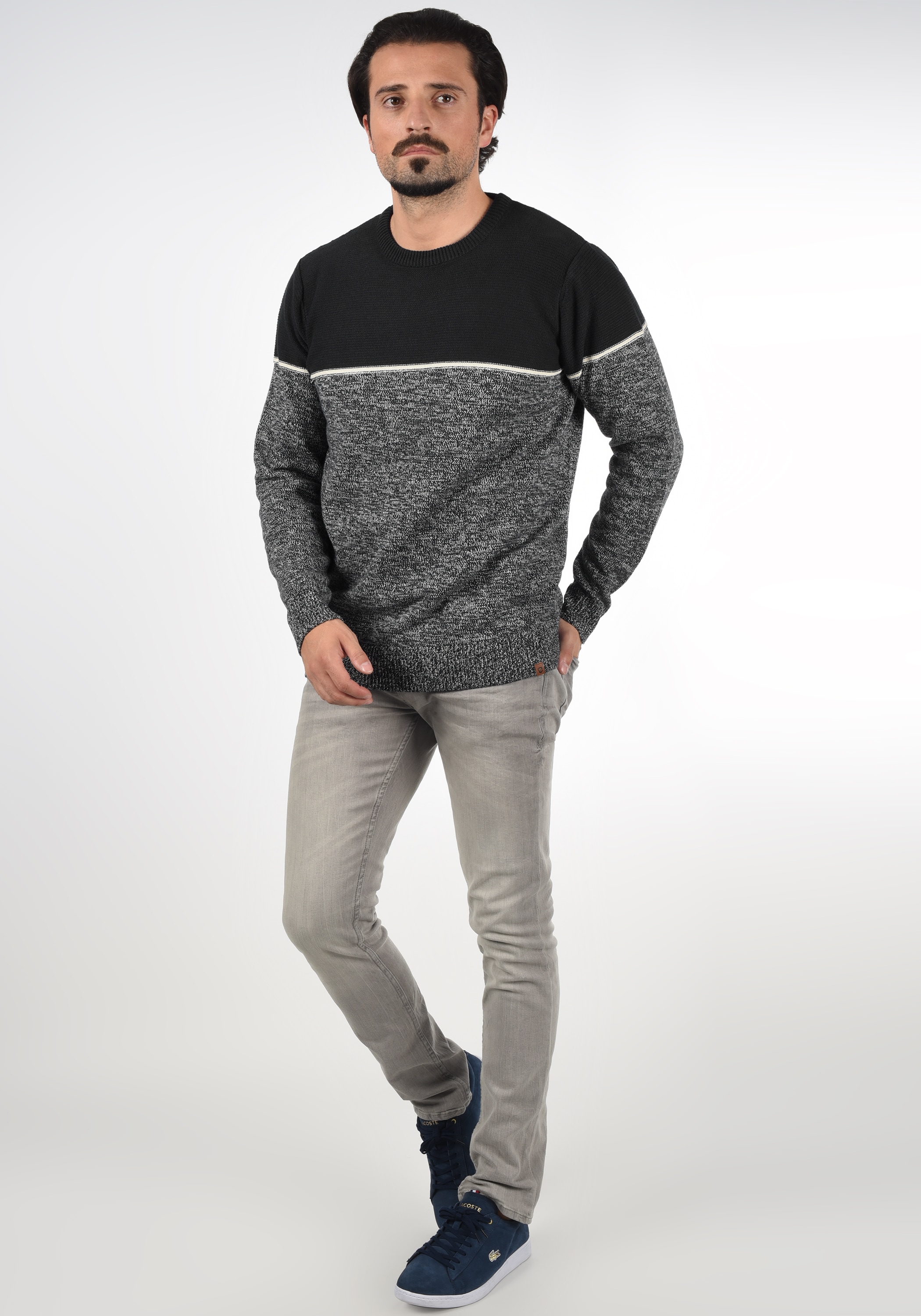 Indicode Strickfleece-Pullover »Strickpullover IDLynn«