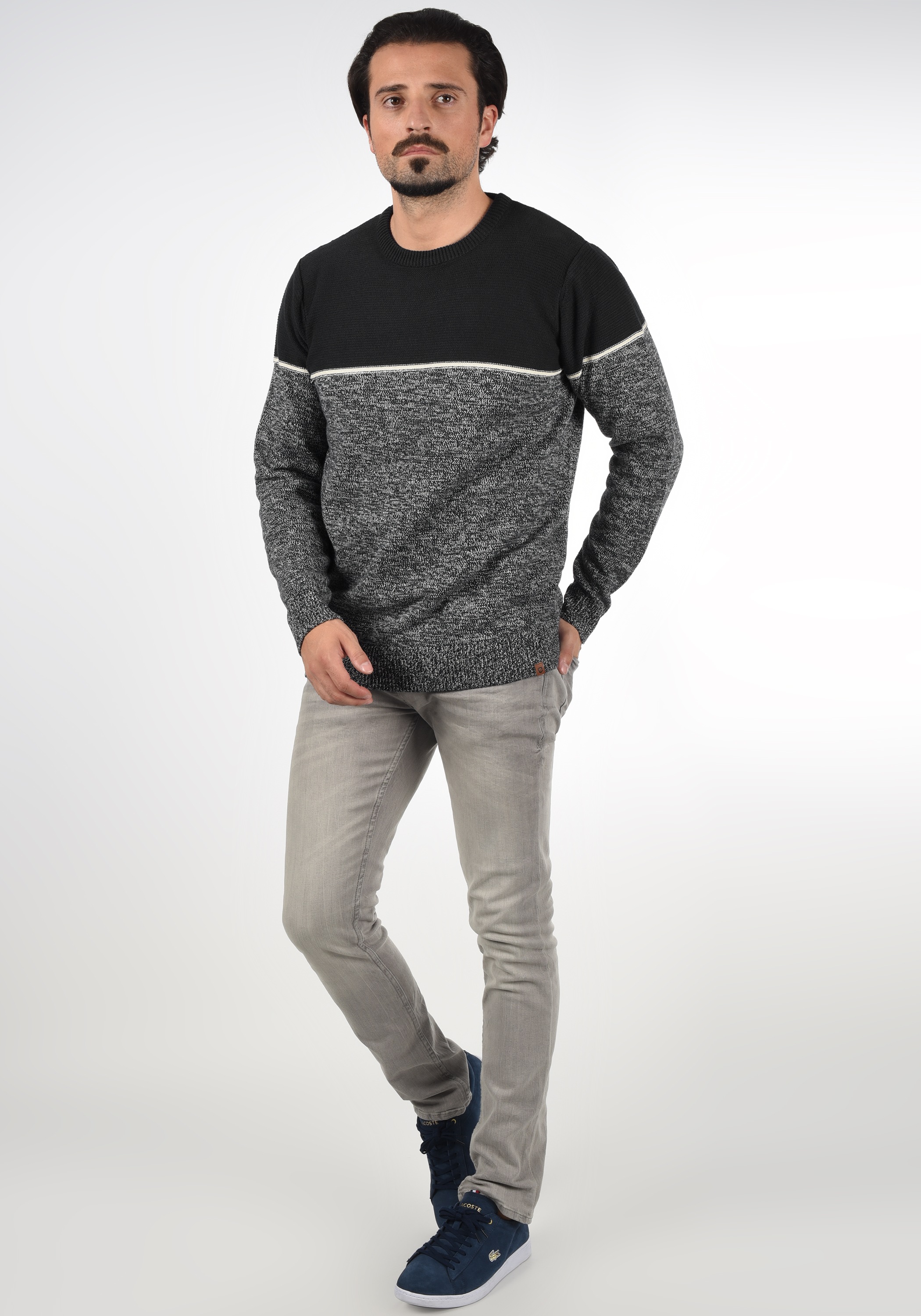 Indicode Strickfleece-Pullover "Strickpullover IDLynn" günstig online kaufen