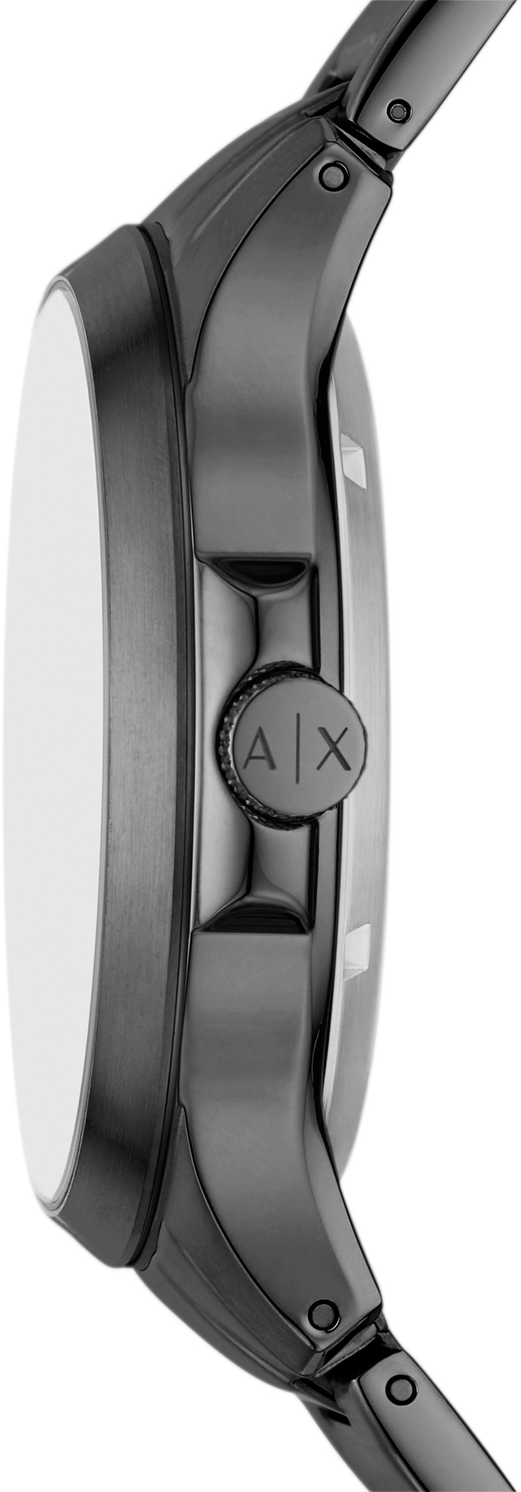 ARMANI EXCHANGE Automatikuhr, Armbanduhr, Herrenuhr, Mechanische Uhr, Edelstahlarmband, analog