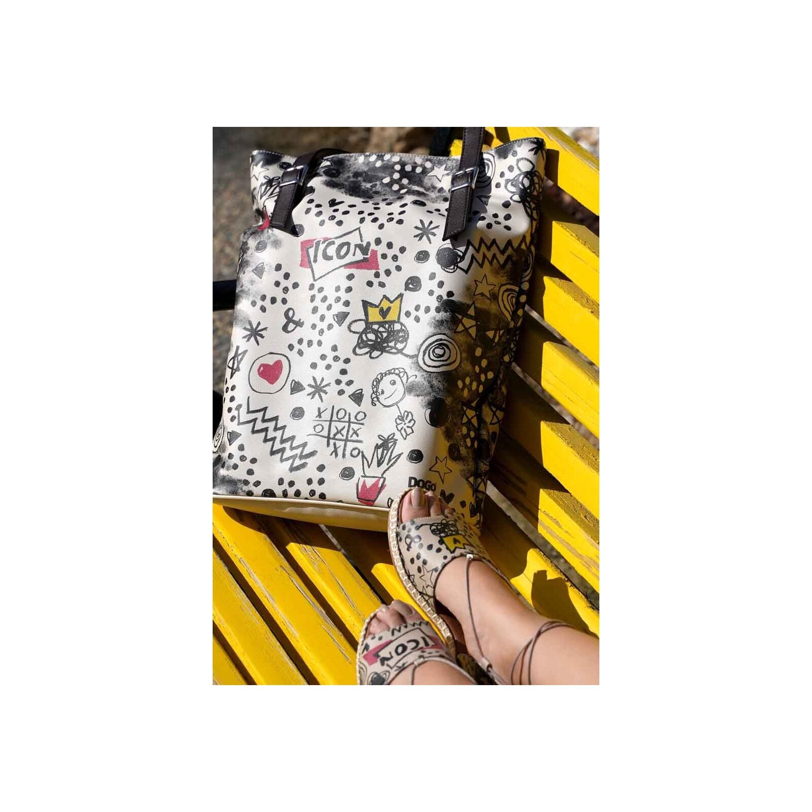 DOGO Umhängetasche »Tall Bag Damen Schultertasche Icon Damen Schultertasche«, Handgefertigt