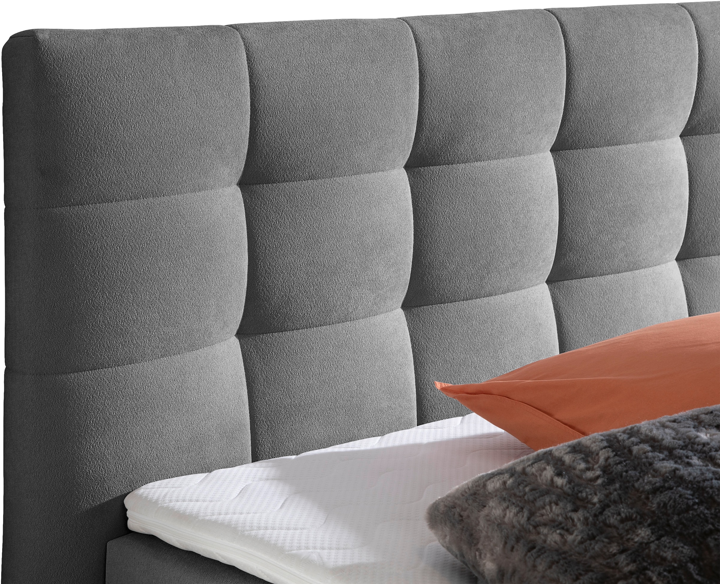 Home affaire Boxbett »Marvao  inkl. Bettkasten und Topper« Boxbett mit Bettkasten, inkl. Topper