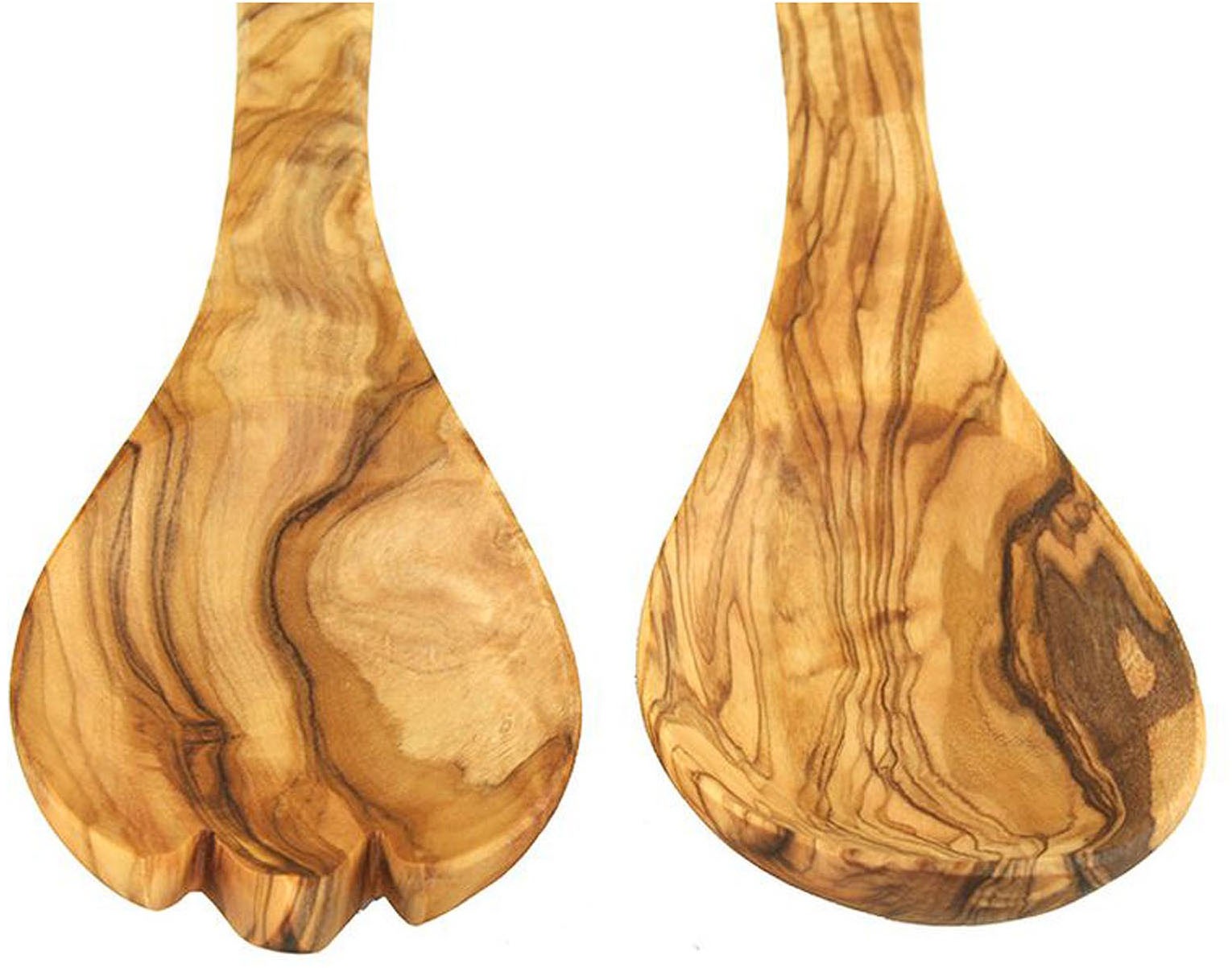 Olivenholz-erleben Salatbesteck "Mittel aus naturbelassenem Olivenholz" Län günstig online kaufen