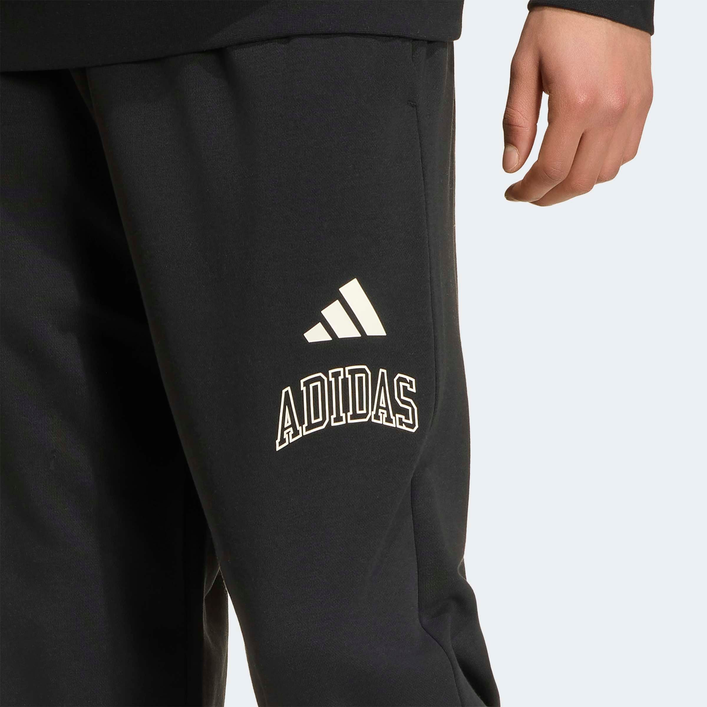 adidas Sportswear Sporthose »SEASONAL ESSENTIALS COLLEGIATE, FRENCH TERRY, BÜNDCHEN«  mit normal-weiter Passform, ohne Verschluss, für Erwachsene