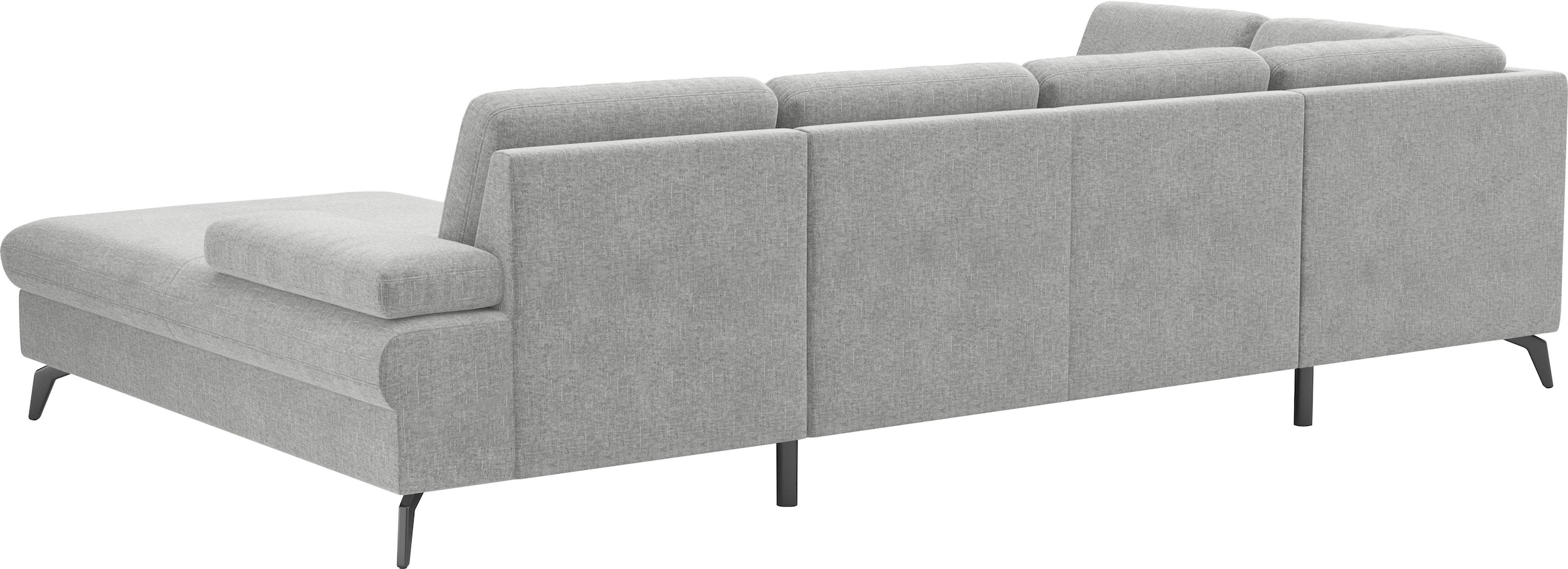 sit&more Wohnlandschaft »Morris Jubi U-Form«, inkl. Armteilfunktion und 1 Zierkissen, wahlweise mit Bettfunktion