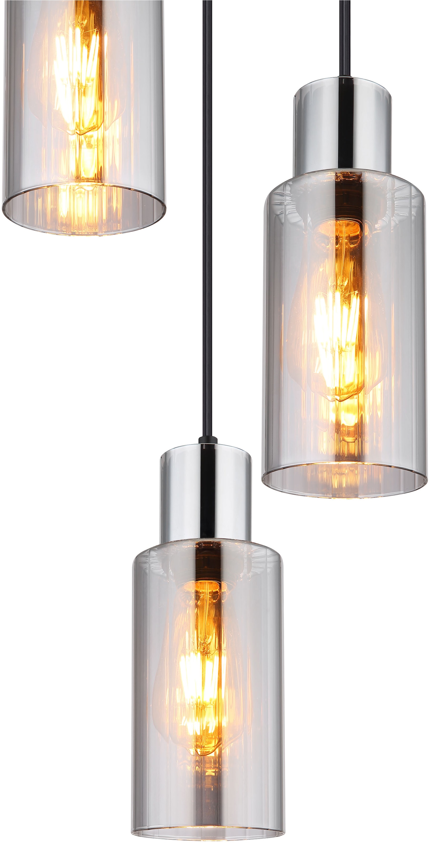 GLOBO LIGHTING Hängeleuchte »LIDARIA«, Leuchtmittel E27 | ohne Leuchtmittel, Hängelampe/Pendelleuchte/Esszimmer/Wohnzimmer/Esstisch