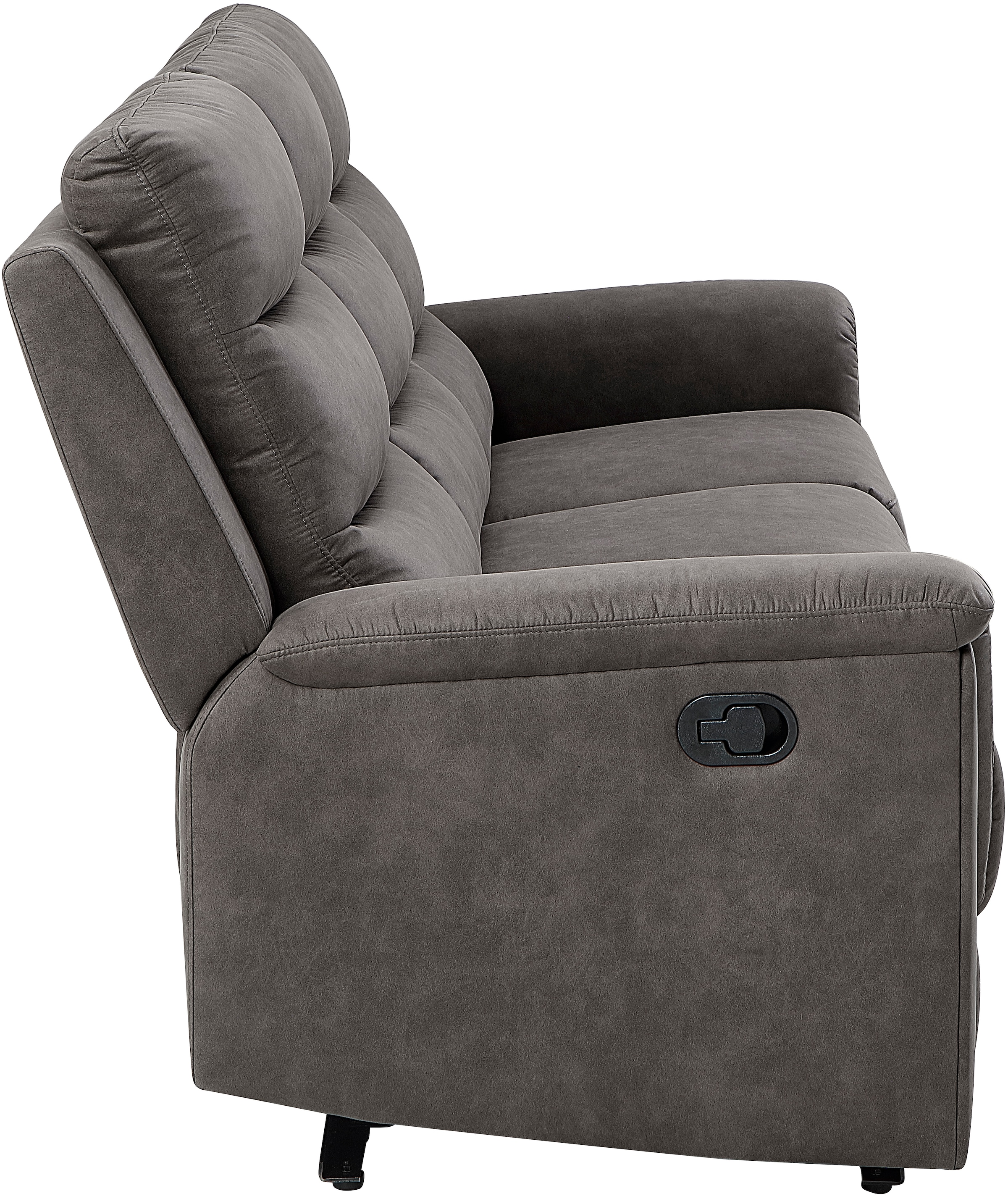 ATLANTIC home collection 3-Sitzer »Cliff mit 2 Relaxfunktionen«, Federkern und Becherhaltern in klappbarer Mittelkonsole