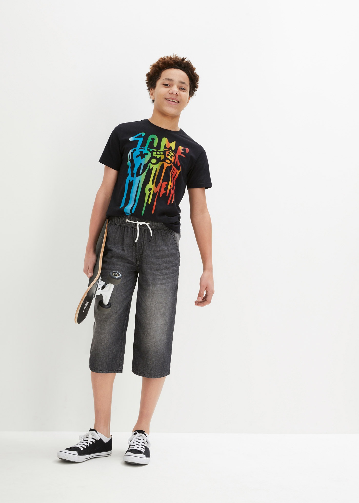 Thumbnail - bonprix T-Shirt T-Shirt mit Baumwolle