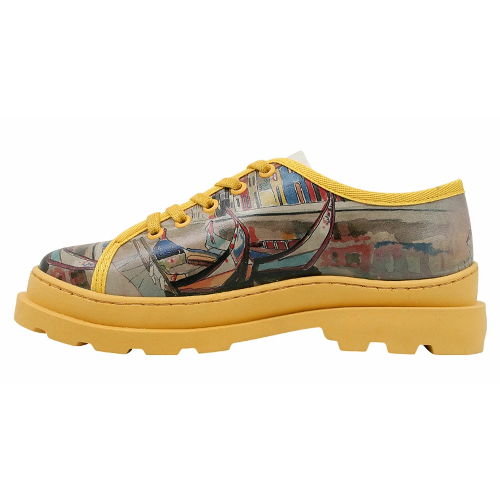 DOGO Schnürschuh "Alessandra Sunsets And Silhouettes Damen Halbschuhe", Veg günstig online kaufen