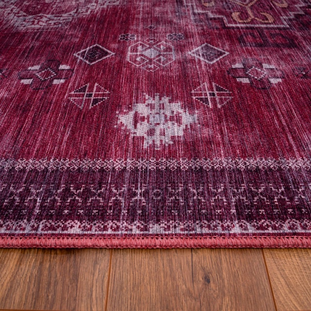 Paco Home Teppich »Bordeaux 245«, rechteckig, Kurzflor, Orient-Optik, Vintage  Design, waschbar | BAUR