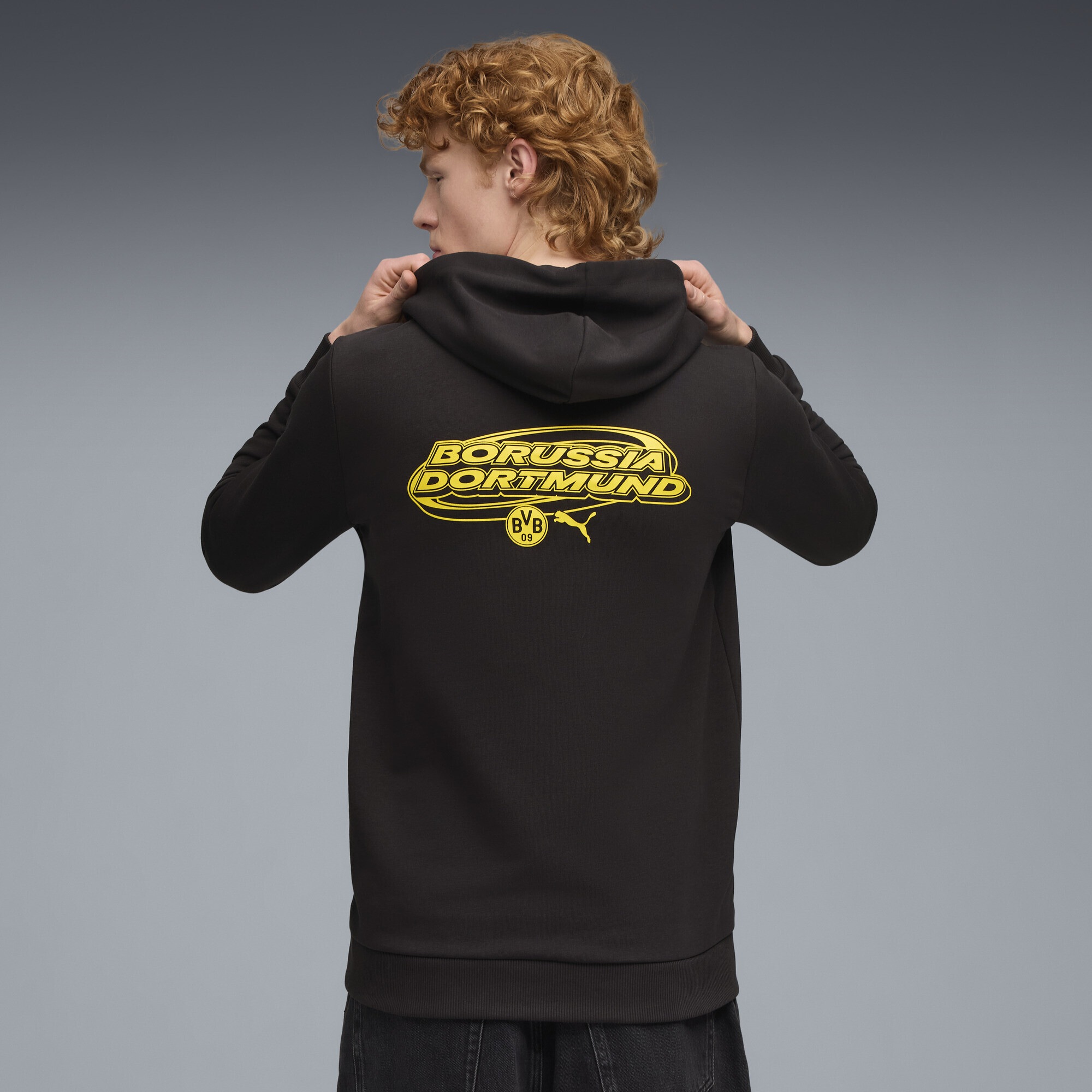 PUMA Sweatjacke »Borussia Dortmund FtblCulture Kapuzenjacke Herren«