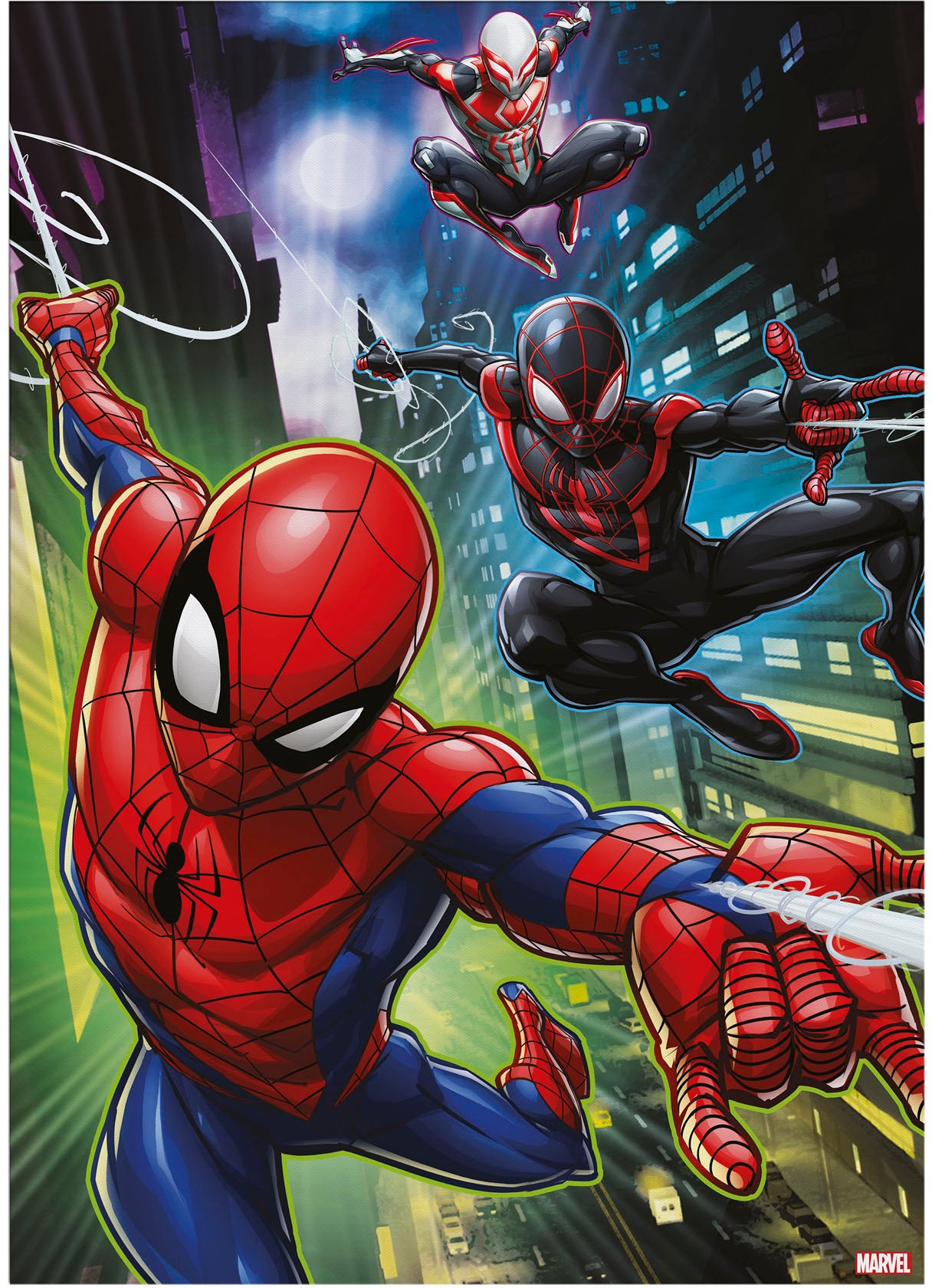 MARVEL Leinwandbild »Spiderman & Friends«, (1 St.), 50x70cm