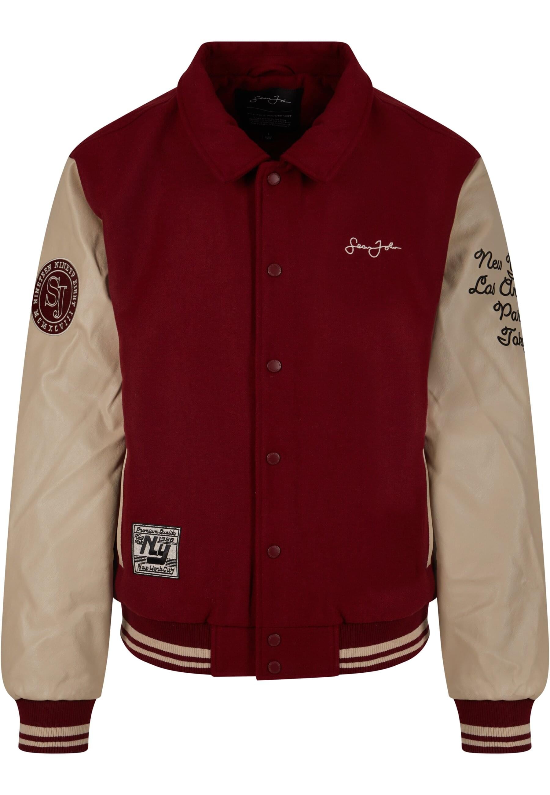 Sean John Collegejacke "Sean John Herren", (1 St.), ohne Kapuze