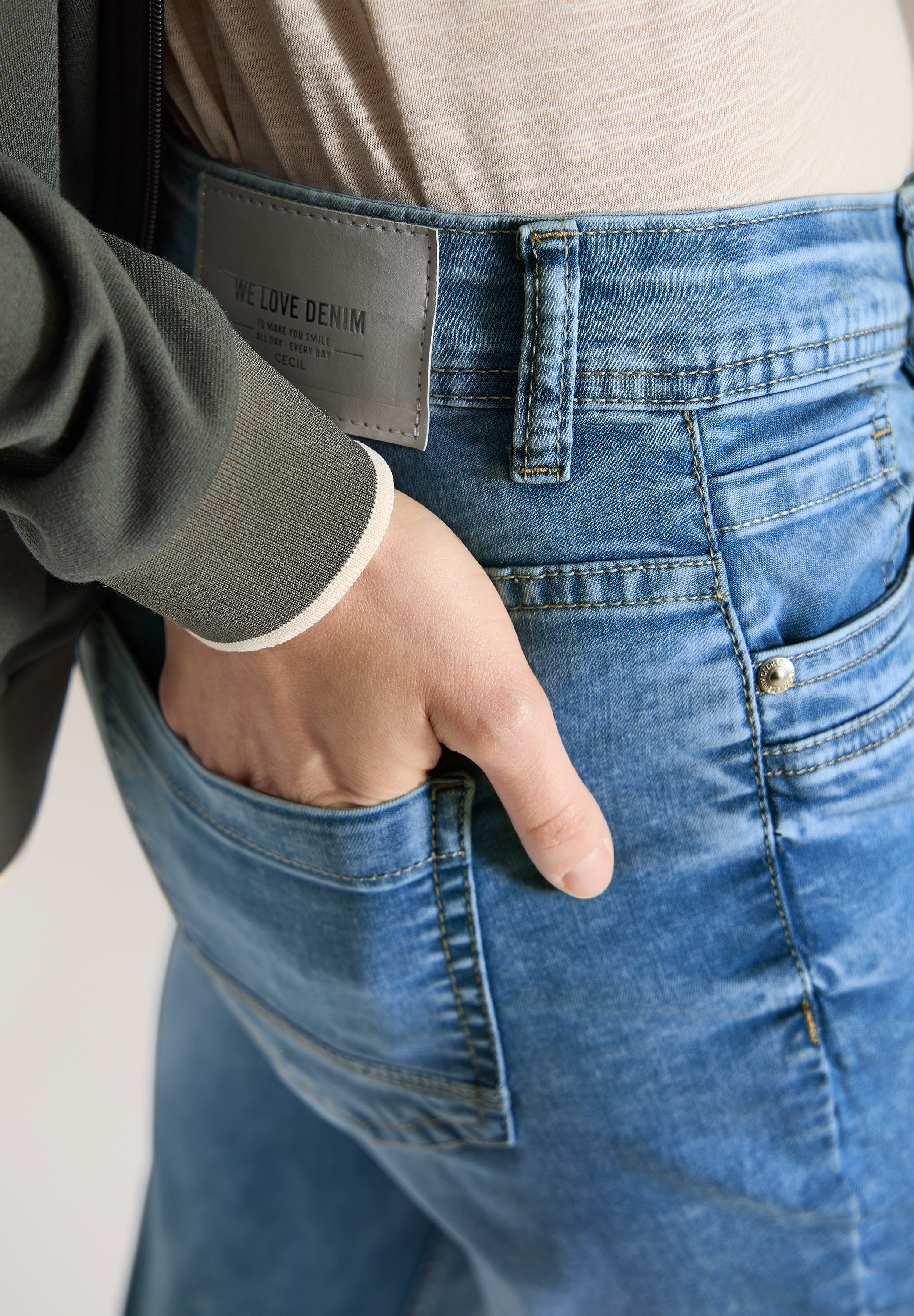 Cecil Slim-fit-Jeans »Style Scarlett« im 5-Pocket-Style und mit Stretch