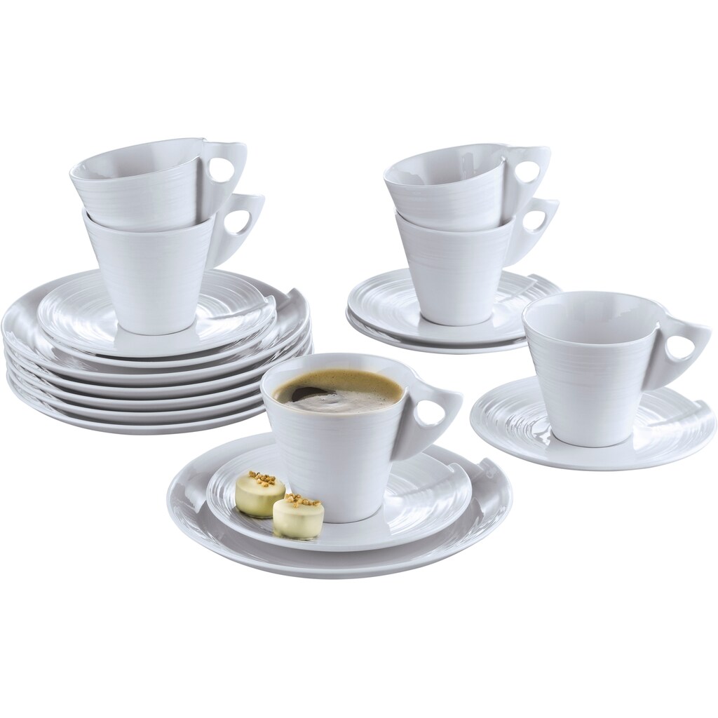 Retsch Arzberg Kaffeeservice »Geschirr-Set, Service Julie«, (18 tlg.)