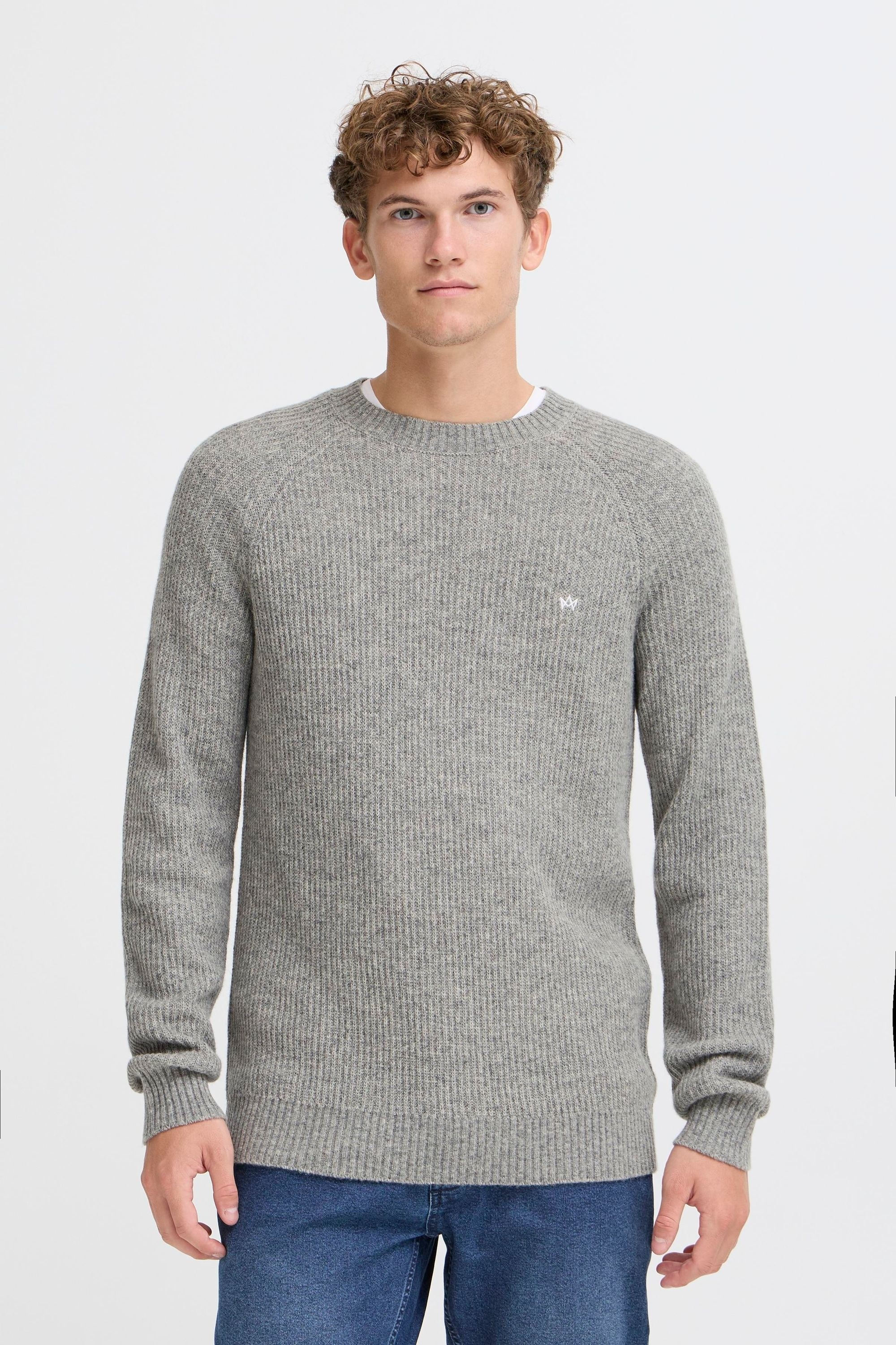 Kronstadt Strickfleece-Pullover »Strickpullover KSDoors O-neck«
