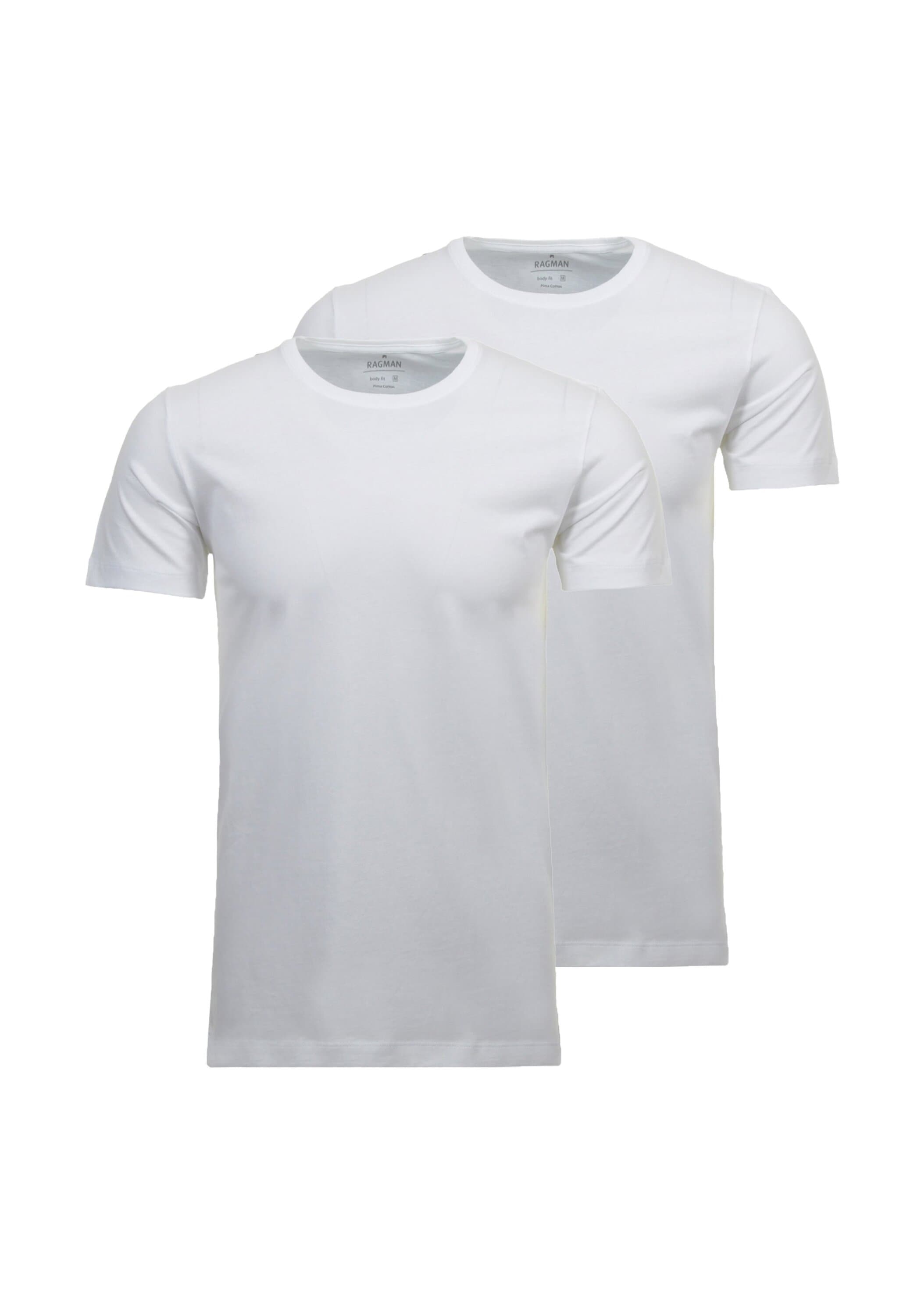 RAGMAN T-Shirt »T-Shirt Body Fit Rundhals T-Shirt 2P 2er Pack« 2 Stk.