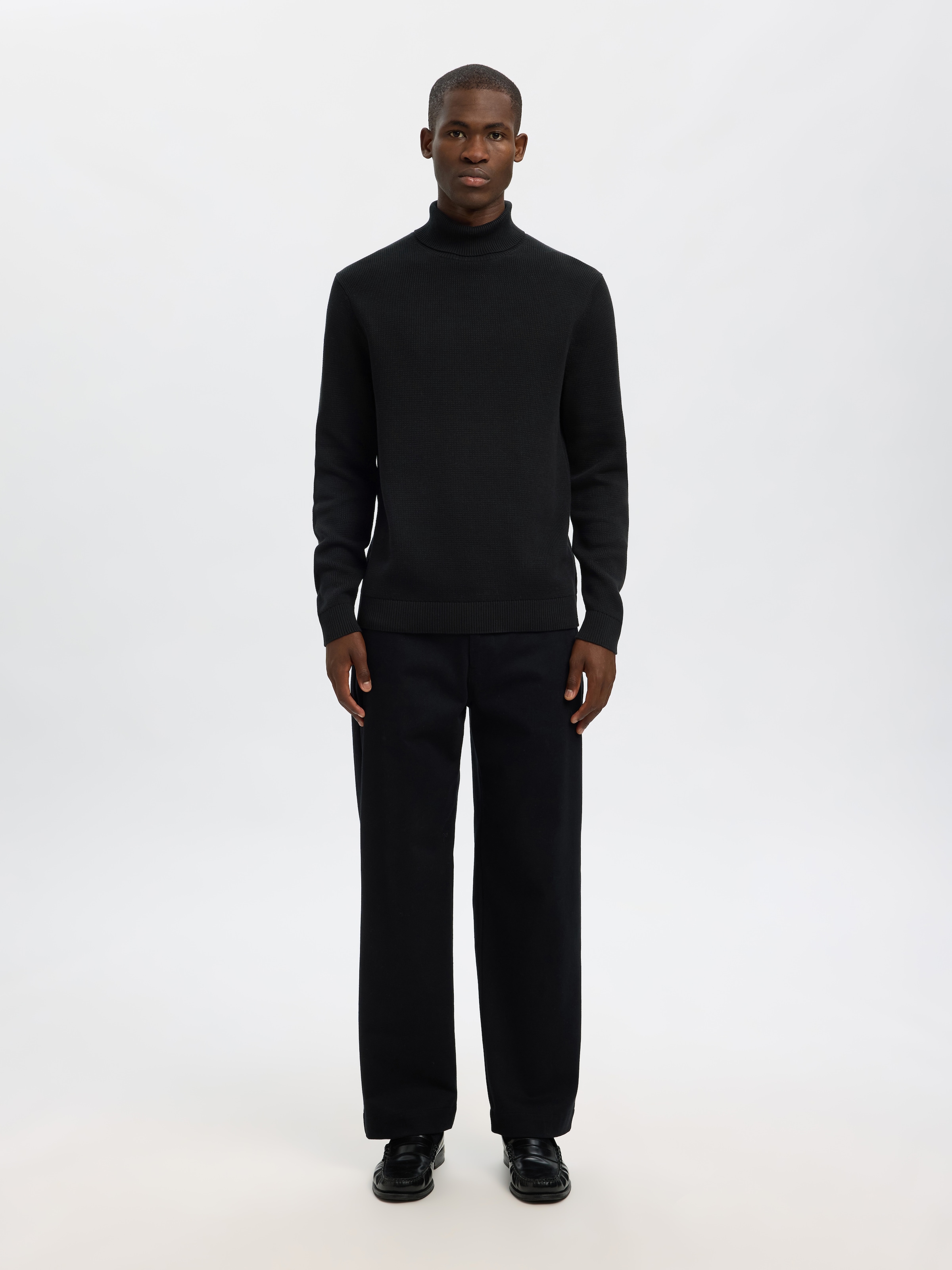SELECTED HOMME Rollkragenpullover »SLHDANE LS KNIT STRUCTURE ROLL NECK NOOS«