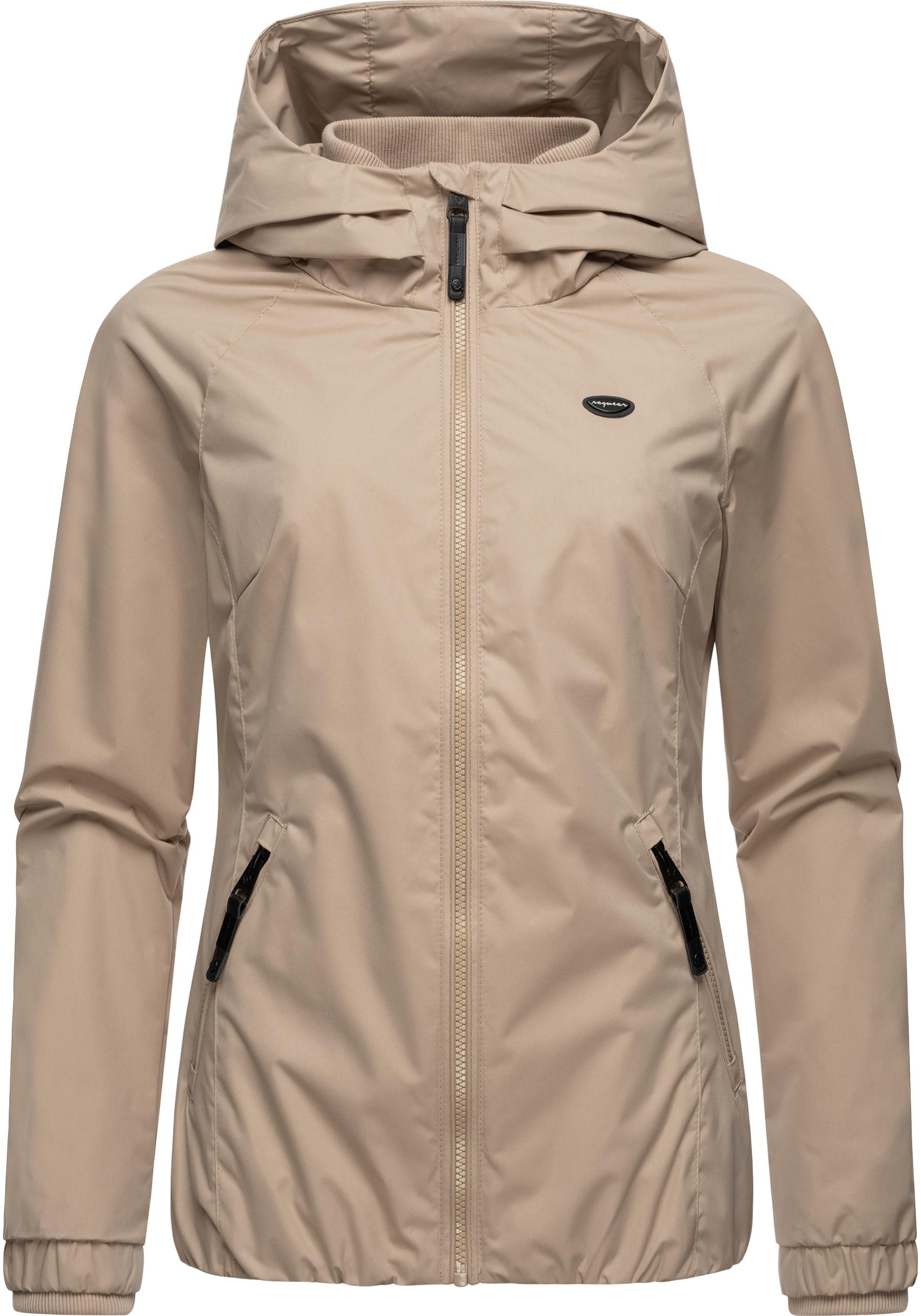 Ragwear Outdoorjacke »Dizzie«, mit Kapuze, Wasserdichte Übergangsjacke mit großer Kapuze