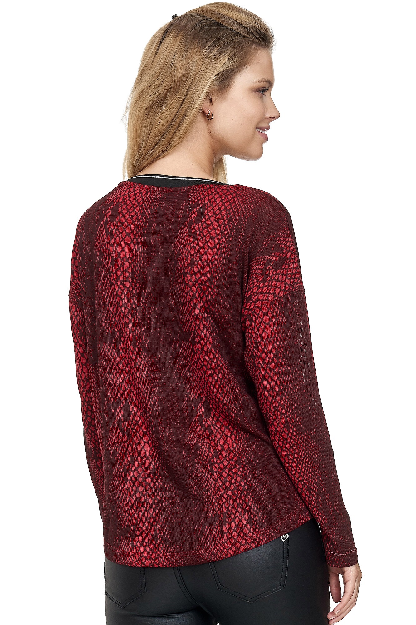 Decay Langarmshirt, mit tollem Schlangen-Muster