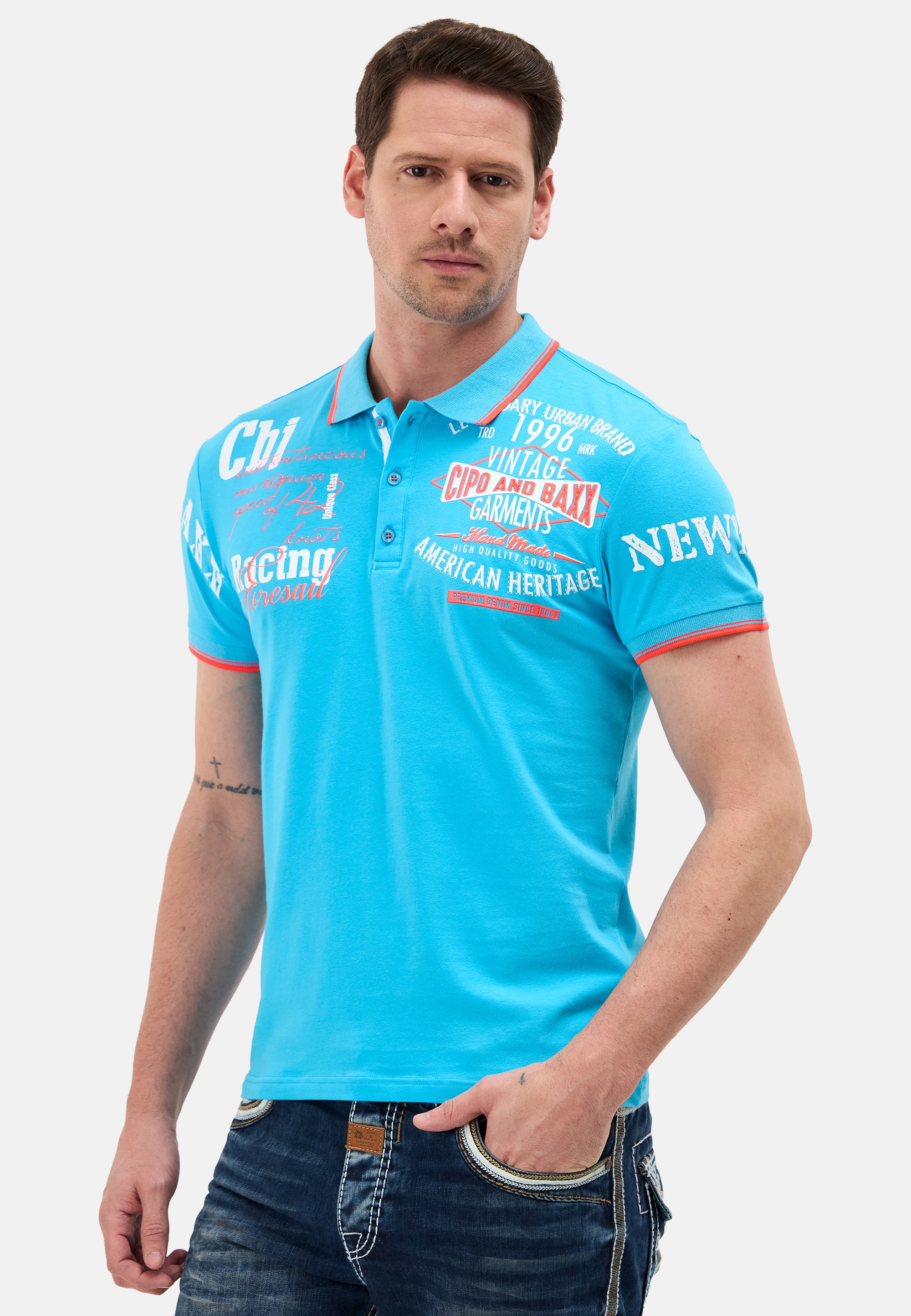 Cipo & Baxx Poloshirt günstig online kaufen