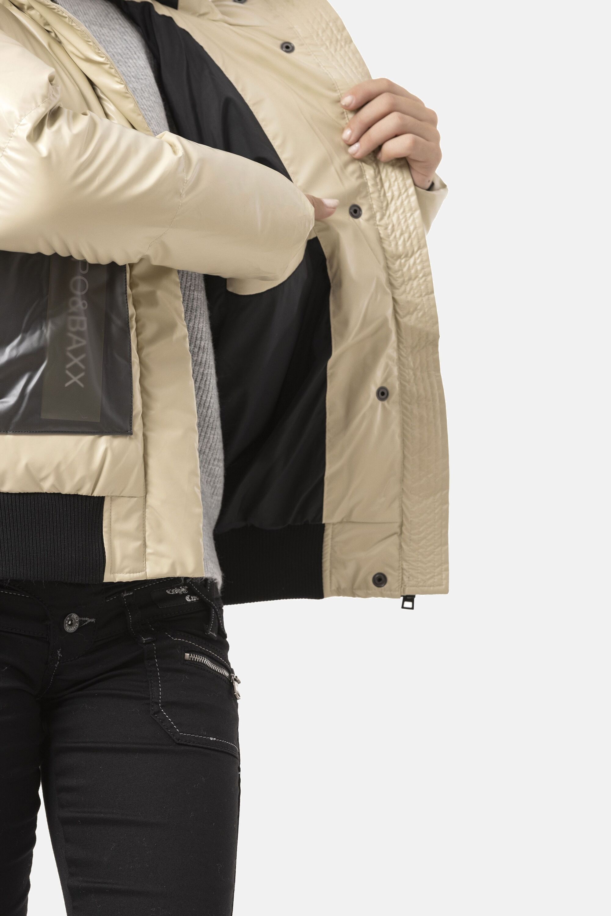 Cipo & Baxx Winterjacke »WM141« mit Kapuze