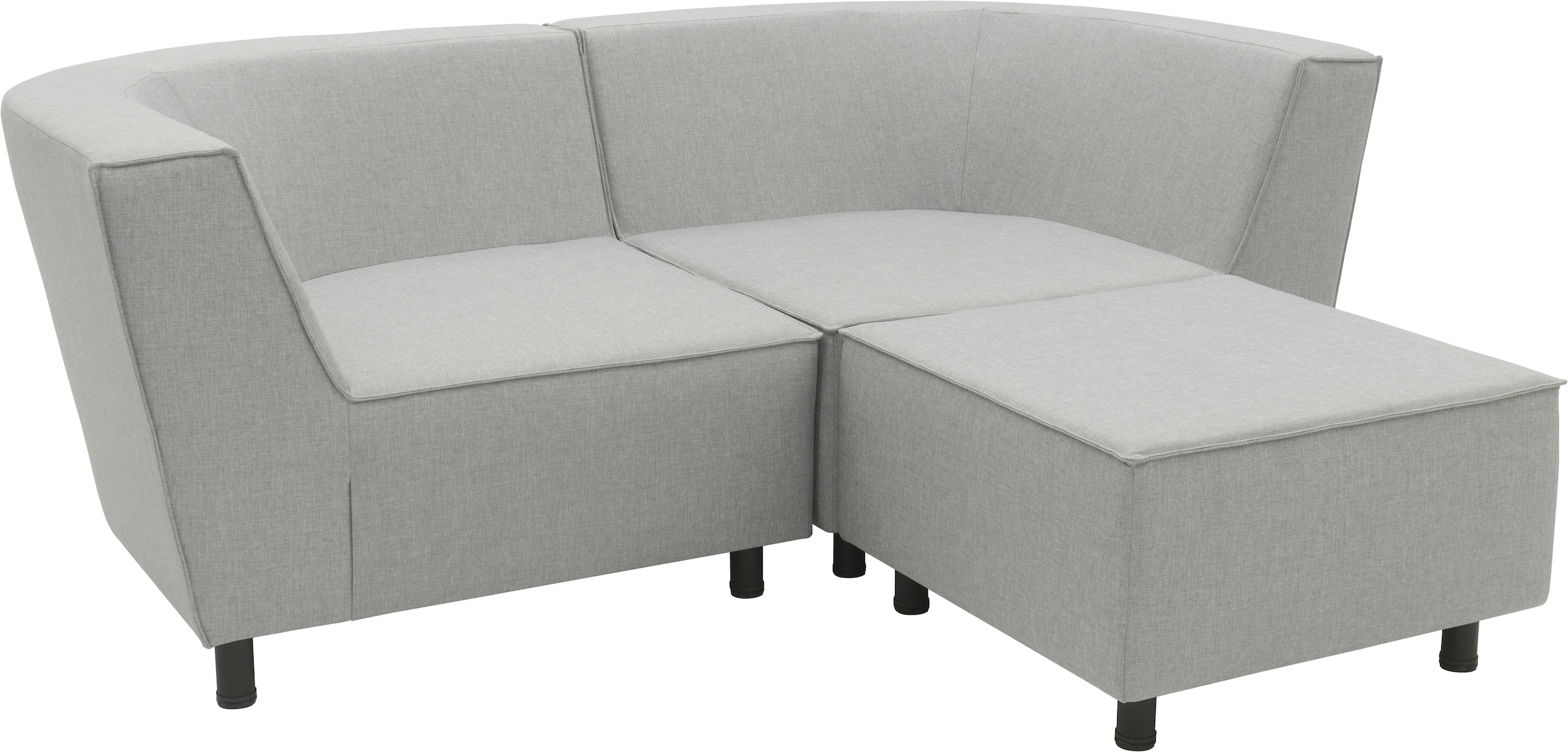 DOMO collection Ecksofa »Sonna, individuell zusammenstellbar L-Form«, Gartenlounge-Set oder Einzelelemente, Outdoor