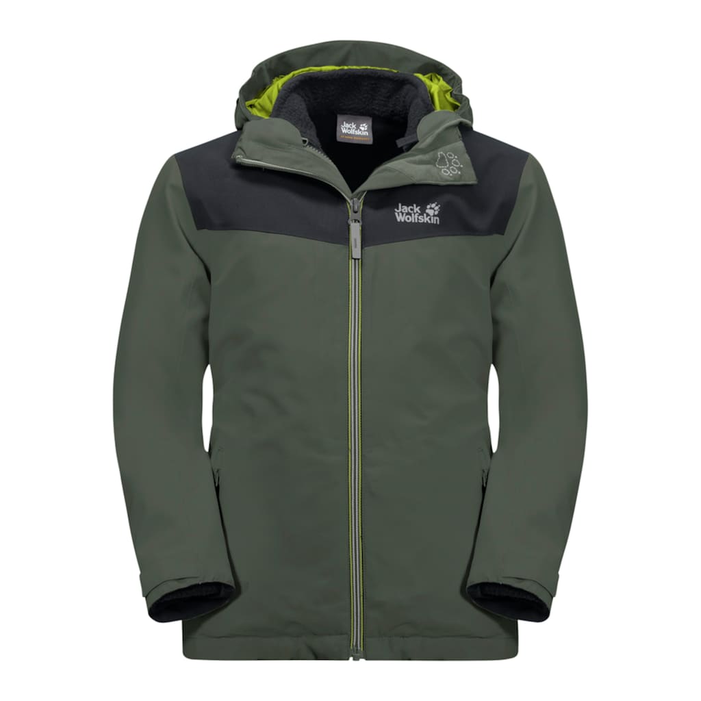 Jack Wolfskin 3-in-1-Funktionsjacke »SNOWFROST 3IN1 JACKET K«, (2 teilig), mit Kapuze