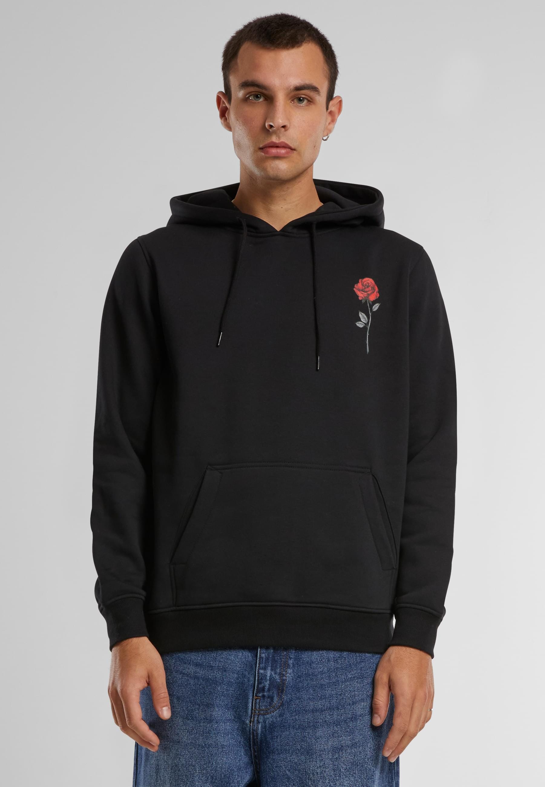 MisterTee Kapuzensweatshirt »MisterTee Herren Wild Rose Hoody«