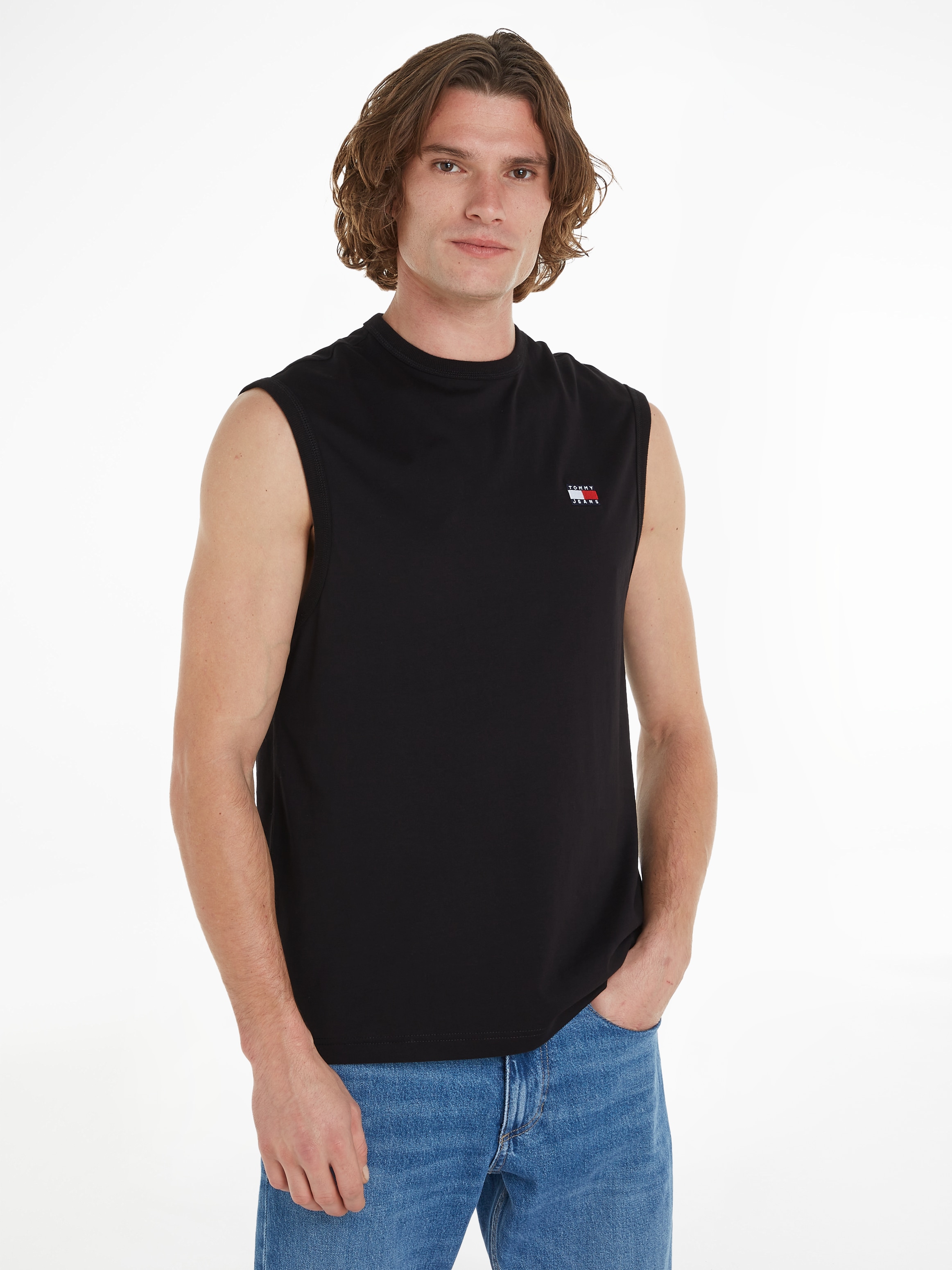 Tommy Jeans Plus Tanktop "TJM REG BADGE TANK TOP EXT", Große Größen günstig online kaufen