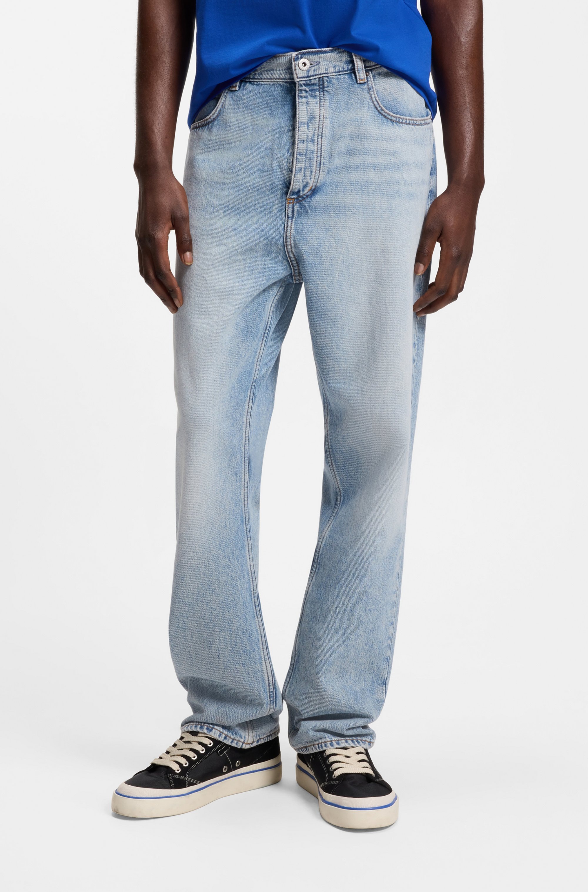 HUGO Blue "Nate" in heller Waschung günstig online kaufen