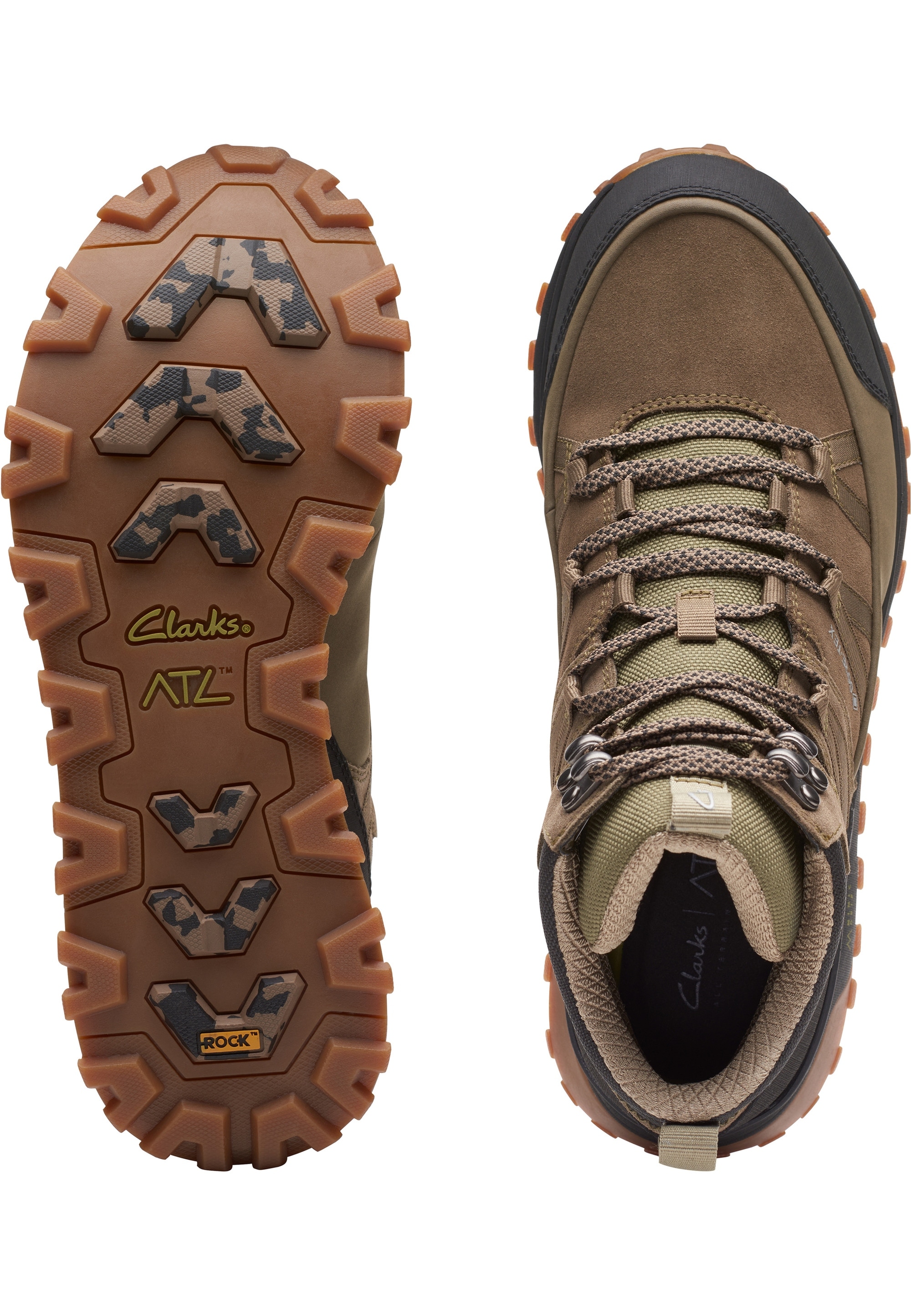 Clarks Stiefel »ATL Trek Rise«, in wasserfester und stabiler Konstruktion