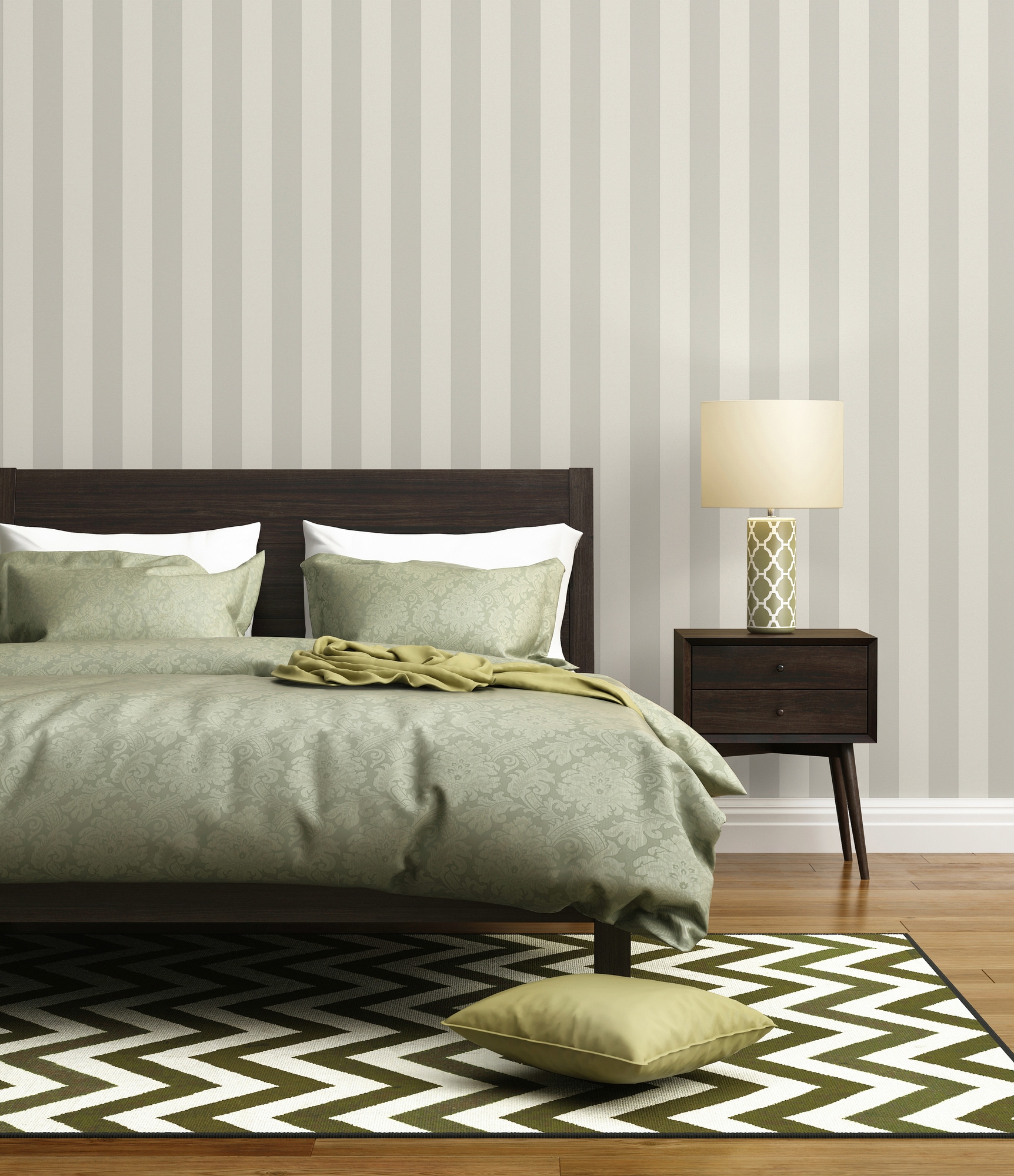 A.S. Création Vliestapete »Trendwall«, Streifen-gestreift-mehrfarbig, Tapete Streifen Tapeten Wohnzimmer Schlafzimmer Küche modern Design