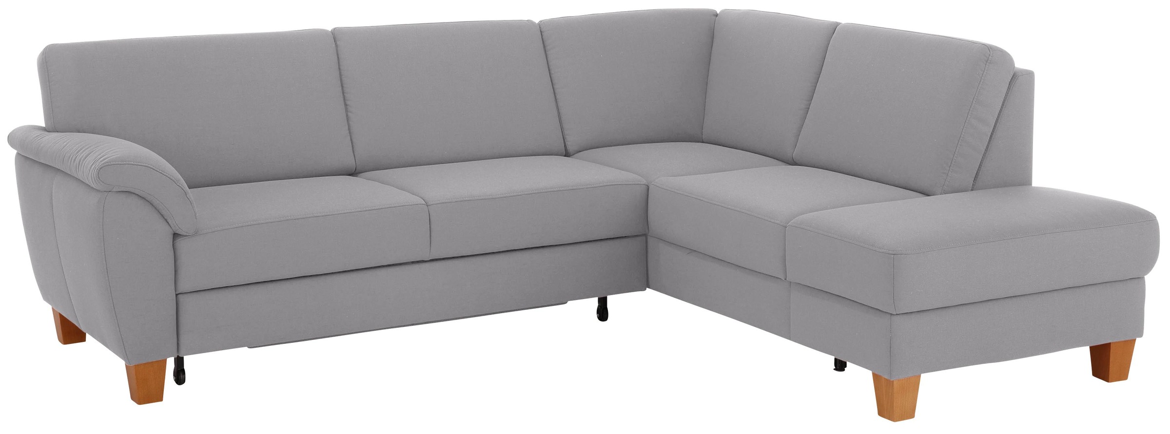 Home affaire Ecksofa "Alta L-Form" mit Federkern und Kontrastnaht, Füße Buc günstig online kaufen