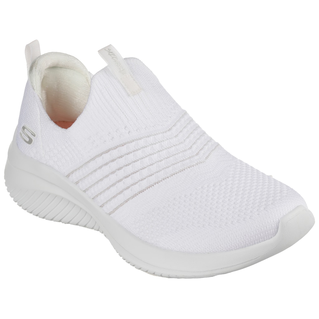 Skechers Slip-On Sneaker »ULTRA FLEX 3.0 CLASSY CHARM«, Slipper, Freizeitschuh, Schlupfschuh mit gepolstertem Fersenpart