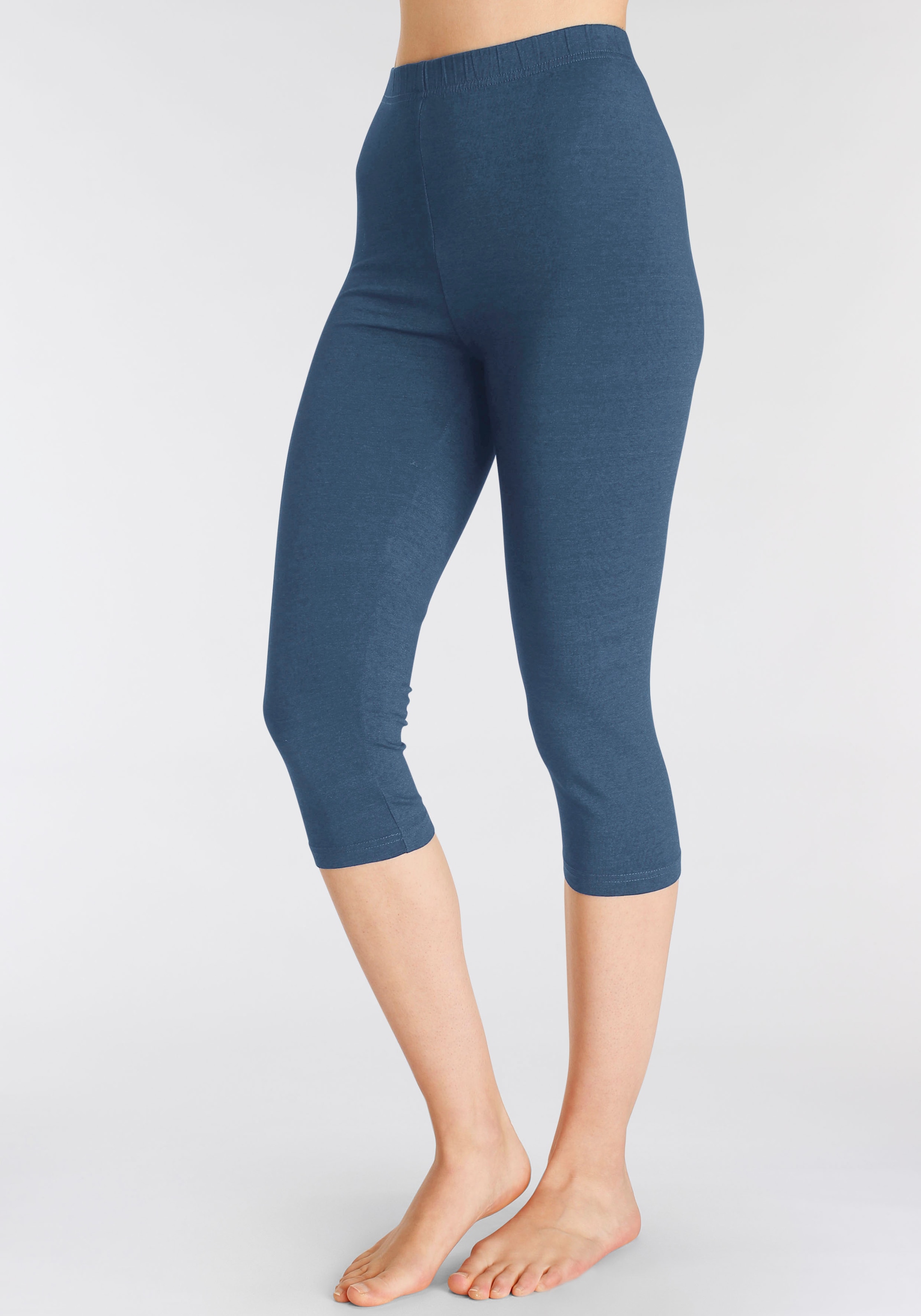 Vivance active Caprileggings, (2er-Pack), mit Gummibund, Loungewear