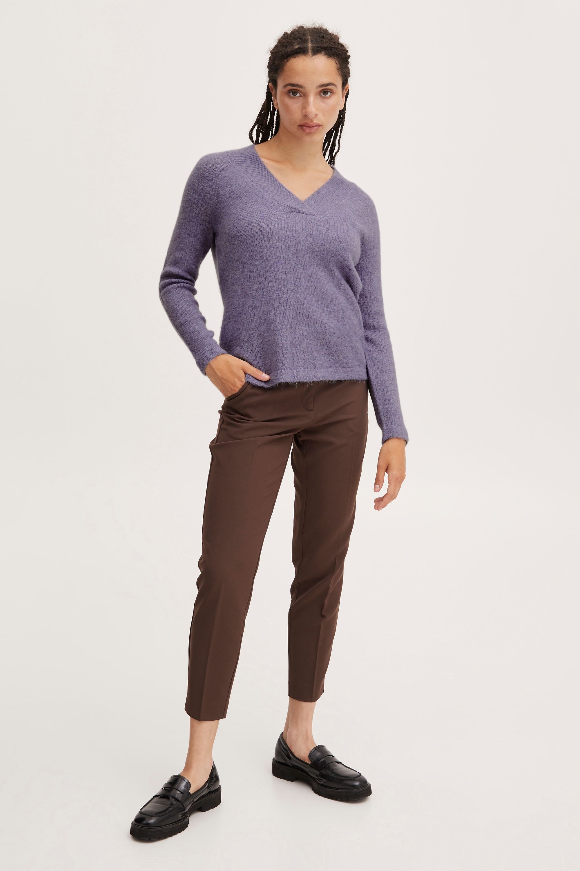 Ichi Strickfleece-Pullover »Strickpullover IHKamara«