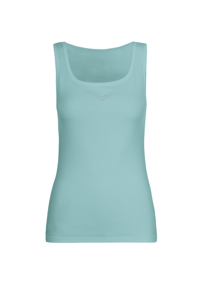 Trigema Tanktop "TRIGEMA Trägershirt mit Kristallsteinen" 1 günstig online kaufen