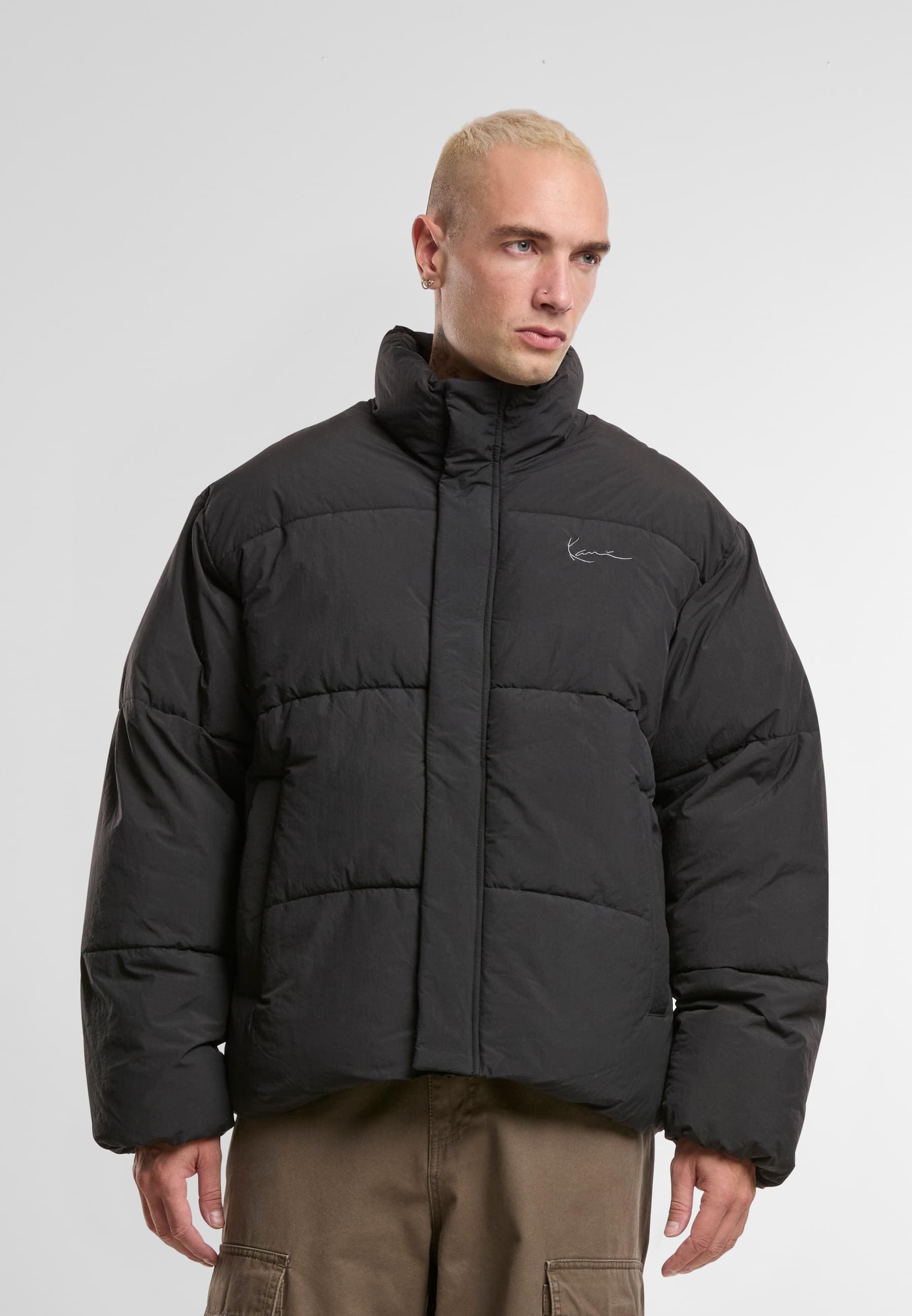 Karl Kani Winterjacke »Karl Kani Karl Kani Small Signature Puffer Jacket«, (1 St.), ohne Kapuze