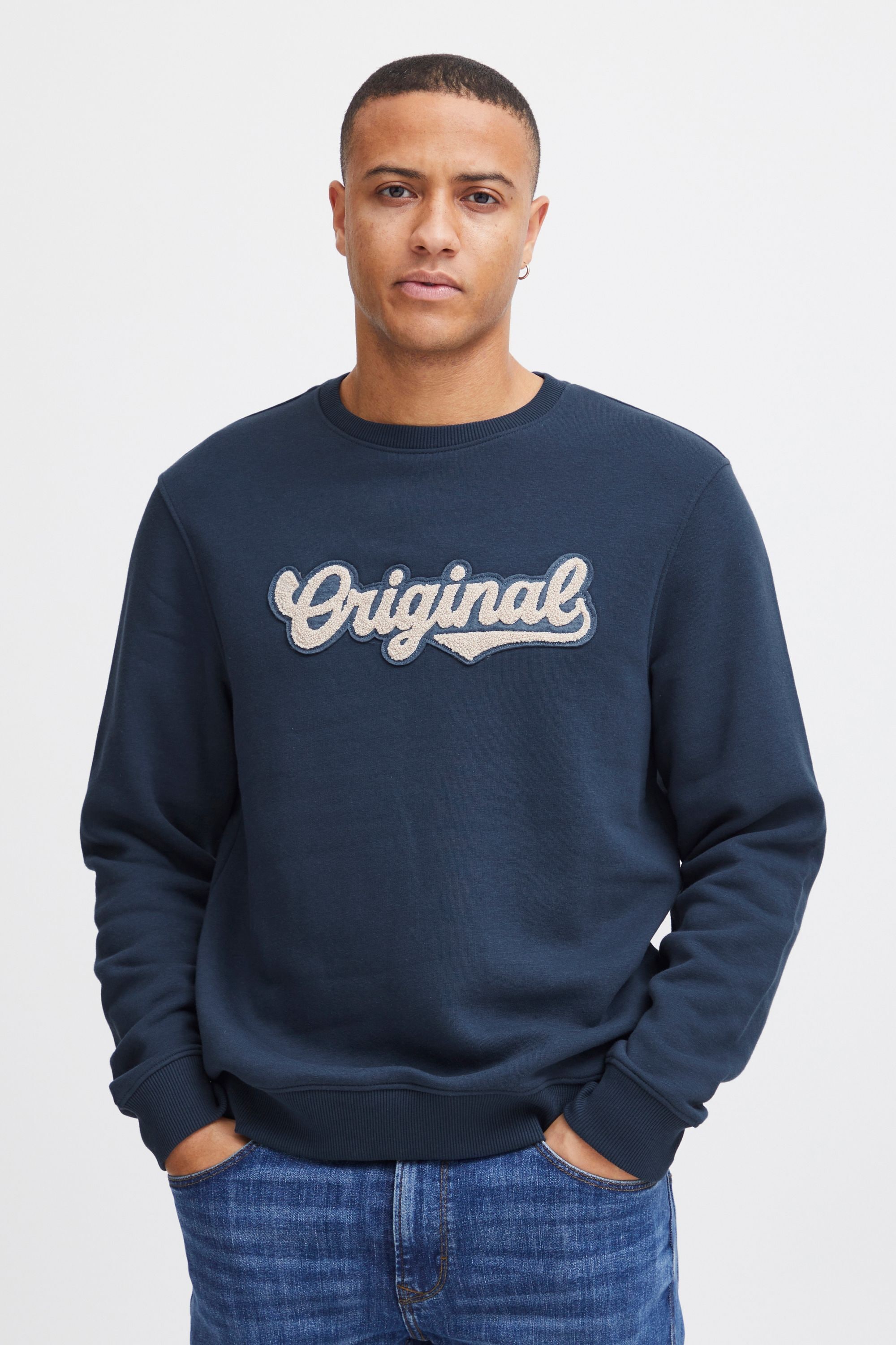 Blend Longpullover "BHSweatshirt", Klassischer Sweatpullover mit Rundhalsau günstig online kaufen