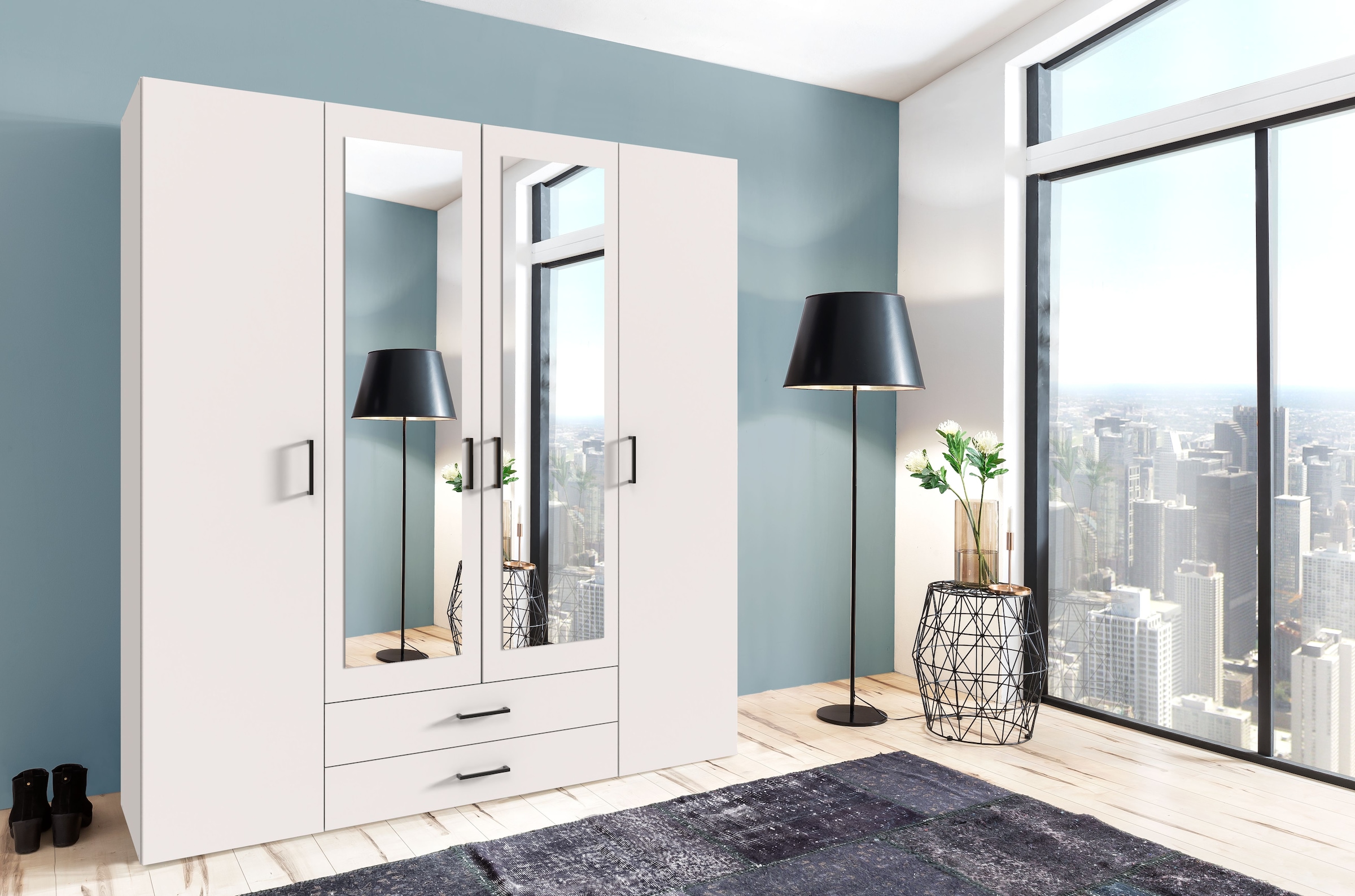 Wimex Drehtürenschrank "Mugano, 135 oder 180cm breit, 208 oder 236cm hoch, günstig online kaufen