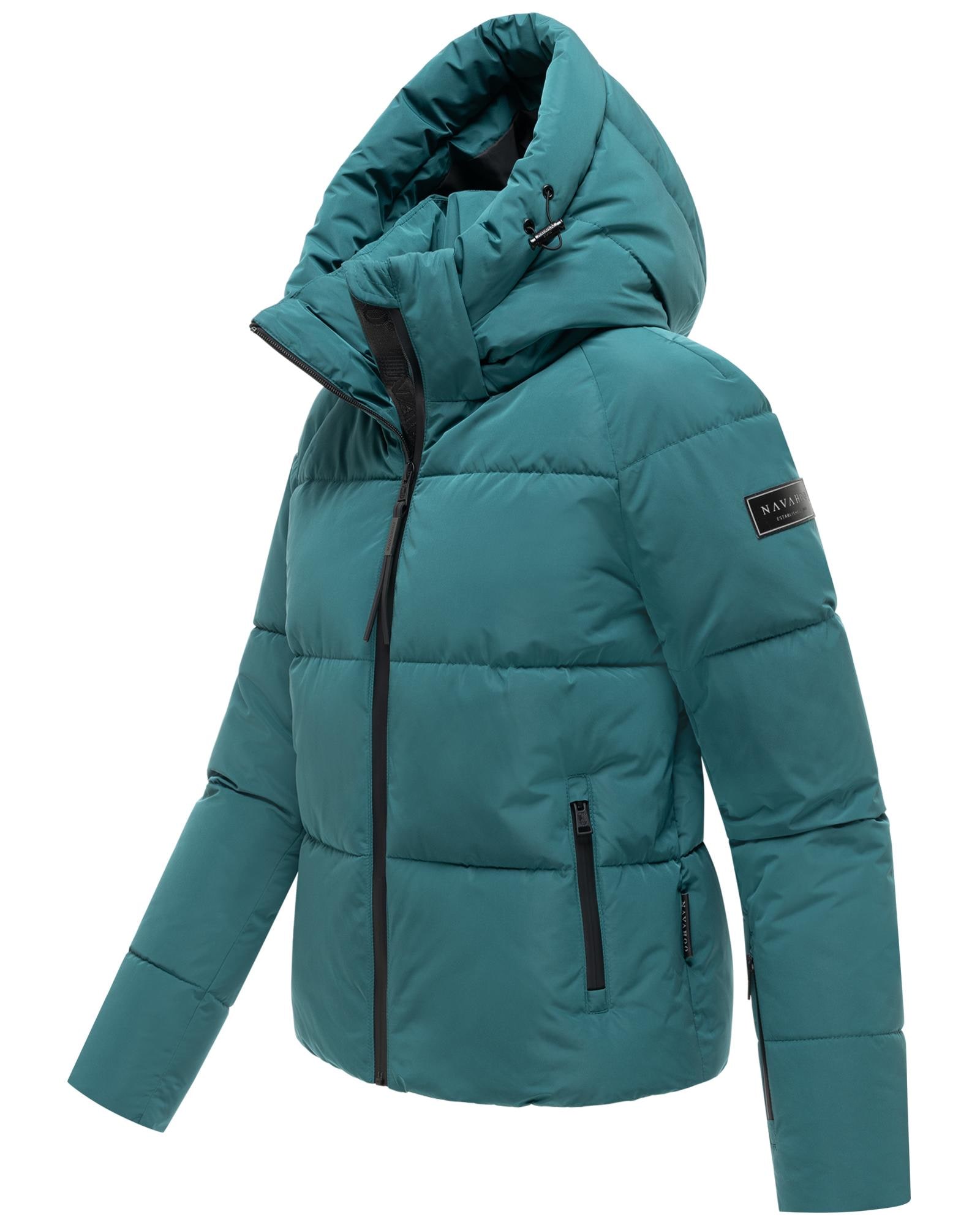 Navahoo Steppjacke »Frostherz XIV« mit Kapuze Kurze gesteppte Damen Winterjacke mit abnehmbarer Kapuze