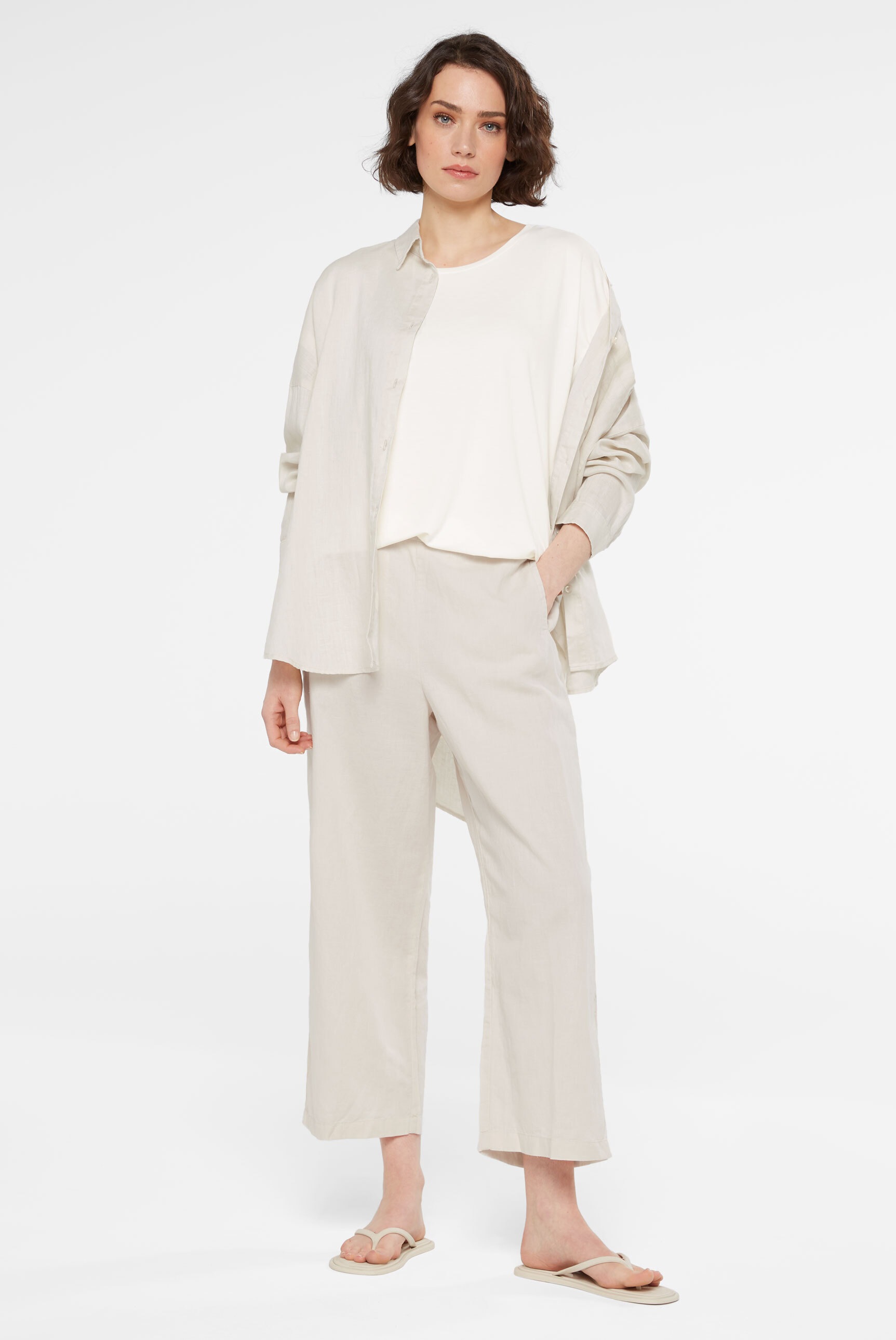 SENSES.THE LABEL Rundhalsshirt, mit Necktape