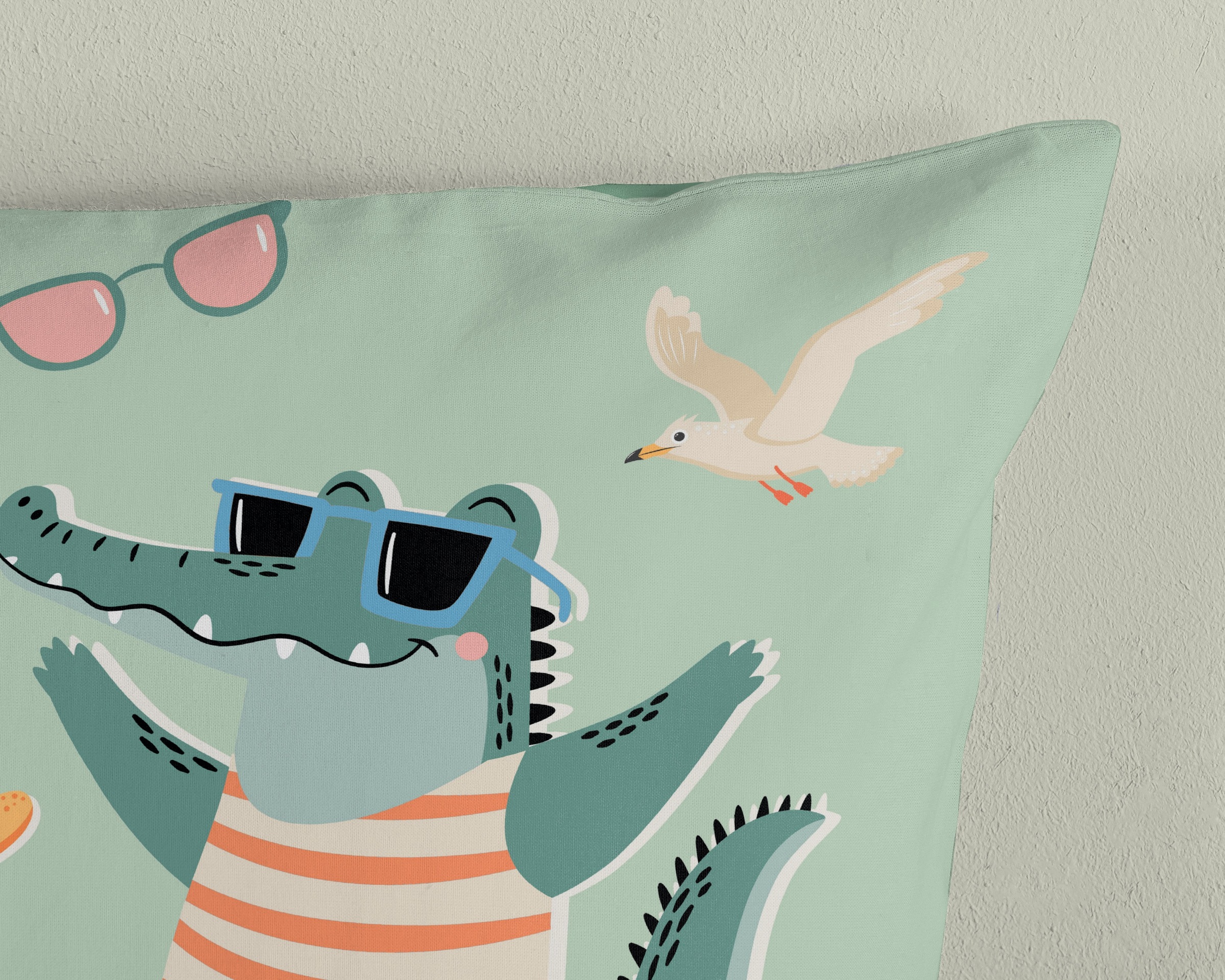 good morning Kinderbettwäsche »Soleil« 2 Baumwolle, Renforcé, 135x200, Wendeoptik, Kind, Junge, Tiere