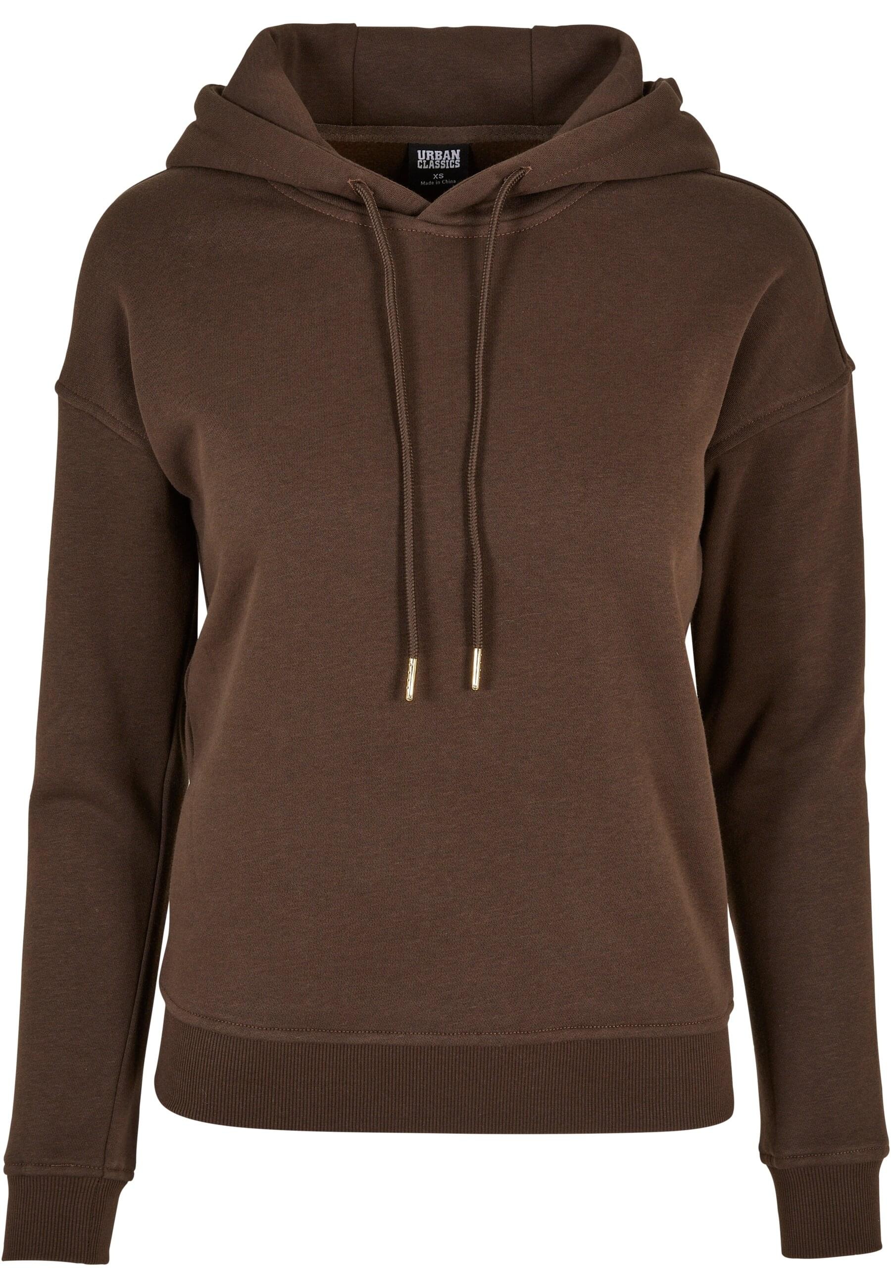 URBAN CLASSICS Rundhalspullover »Urban Classics Damen Ladies Hoody«, (1 tlg.)