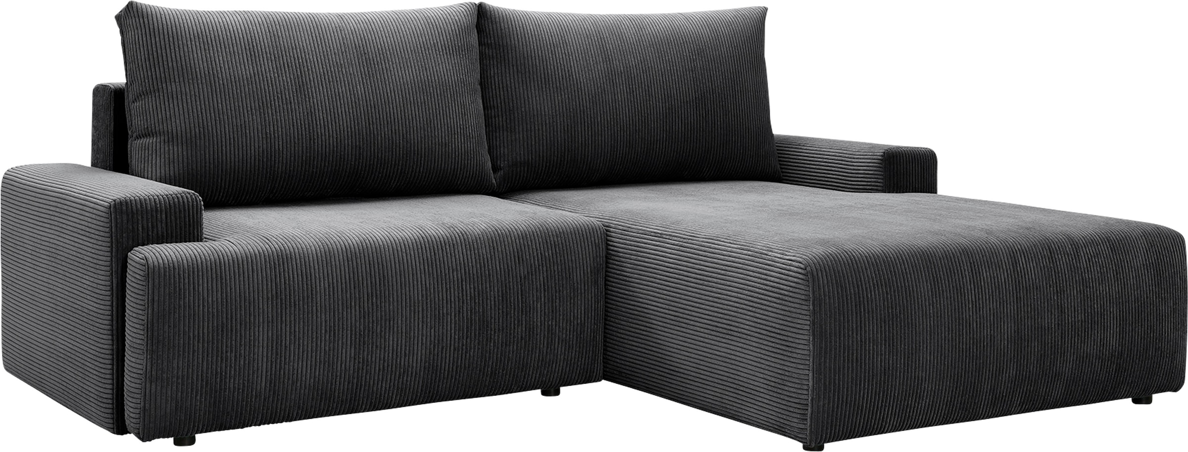 exxpo - sofa fashion Ecksofa Bettfunktion »Orinoko«, inklusive und BAUR in Cord-Farben kaufen verschiedenen | Bettkasten